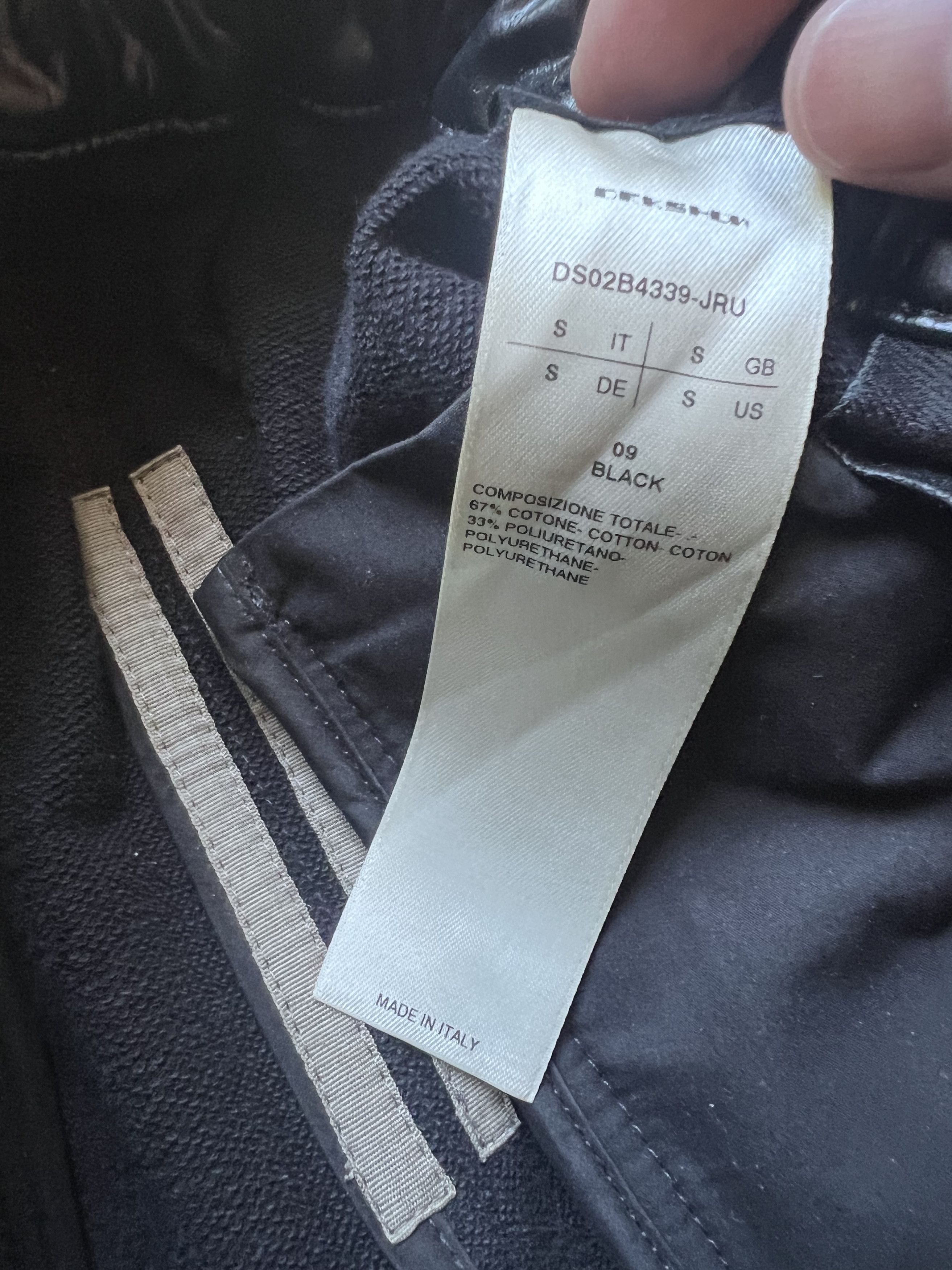 Rick Owens Size "S" Rick Owens Coated Cotton/Poly womens Cargo pant Size 25" / US 0 / IT 36 - 10 Thumbnail