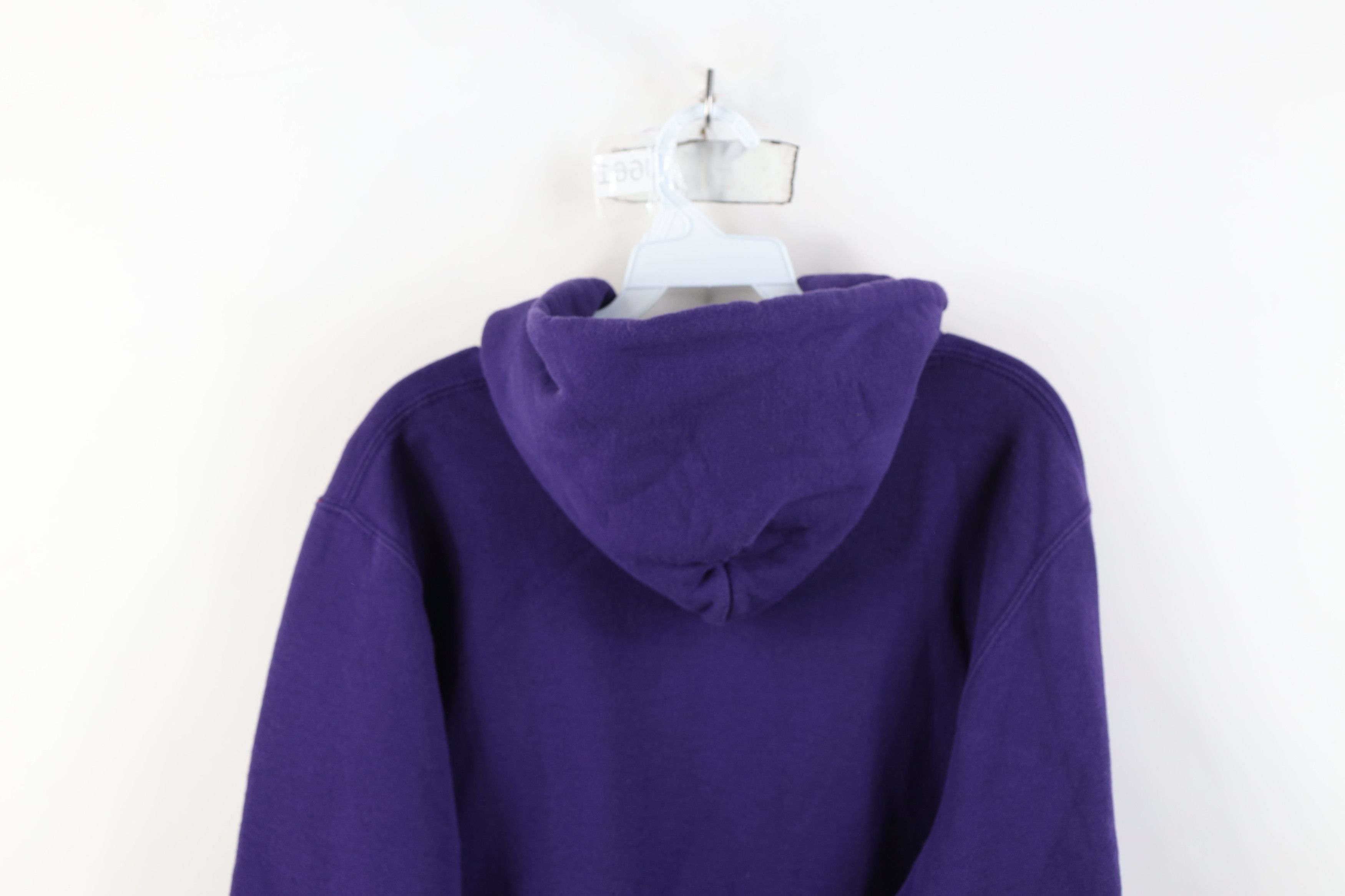 Russell Athletic Vintage 90s Y2K Russell Athletic Hoodie Sweatshirt Purple Size US L / EU 52-54 / 3 - 11 Thumbnail