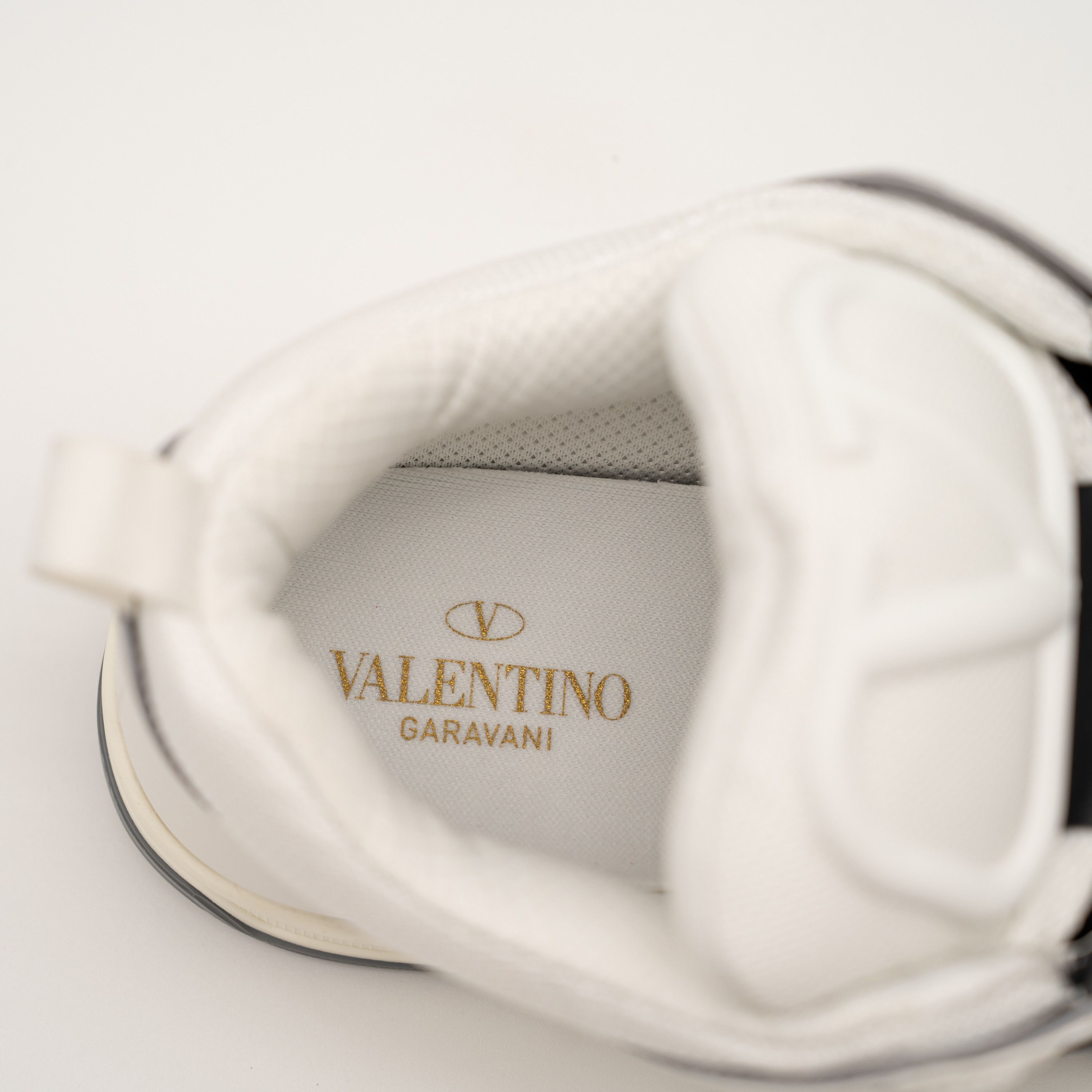 Valentino 44.5eu 11.5 us Valentino Open Skate Sneakers White Black Size US 11.5 / EU 44-45 - 11 Thumbnail