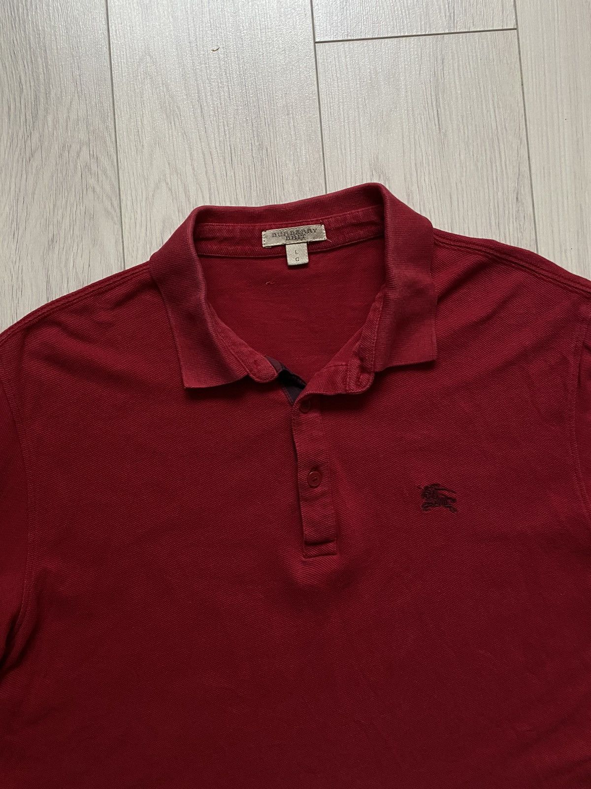 Burberry classic Burberry polo shirt with nova check Size US L / EU 52-54 / 3 - 3 Thumbnail