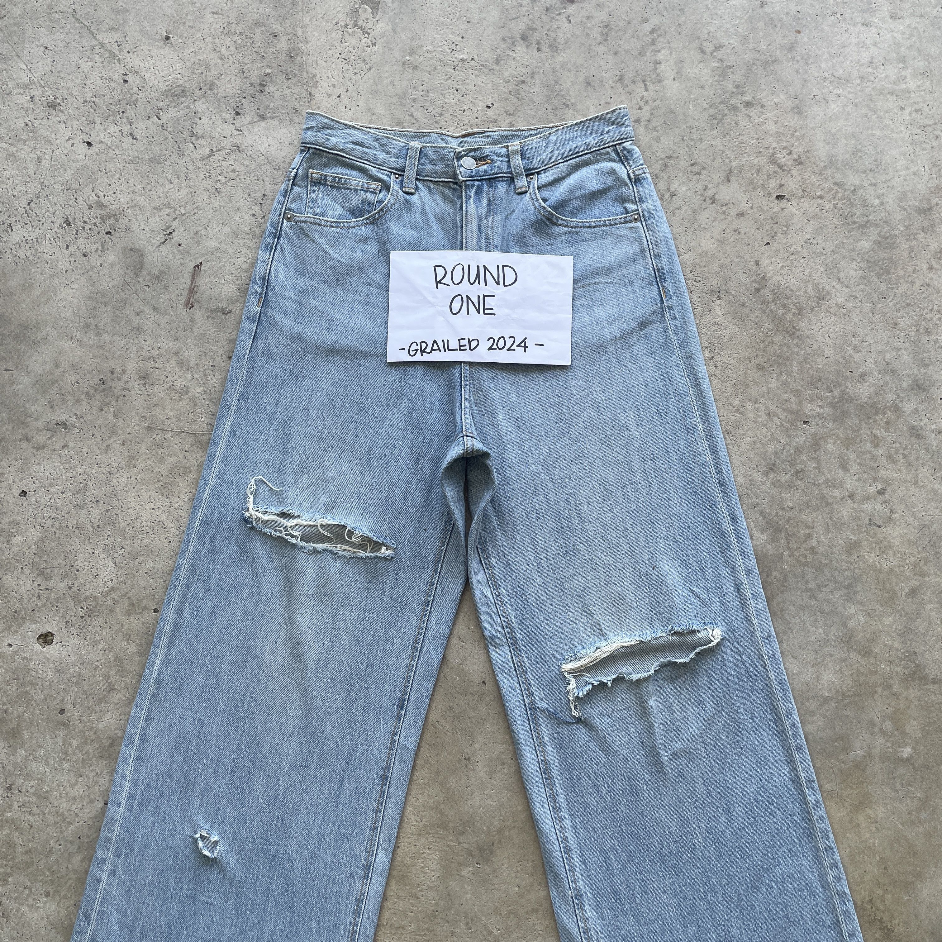 Japanese Brand VINTAGE JAPANESE JEANS FADED DISTRESSED FLARE DENIM PANTS Size US 28 / EU 44 - 3 Thumbnail