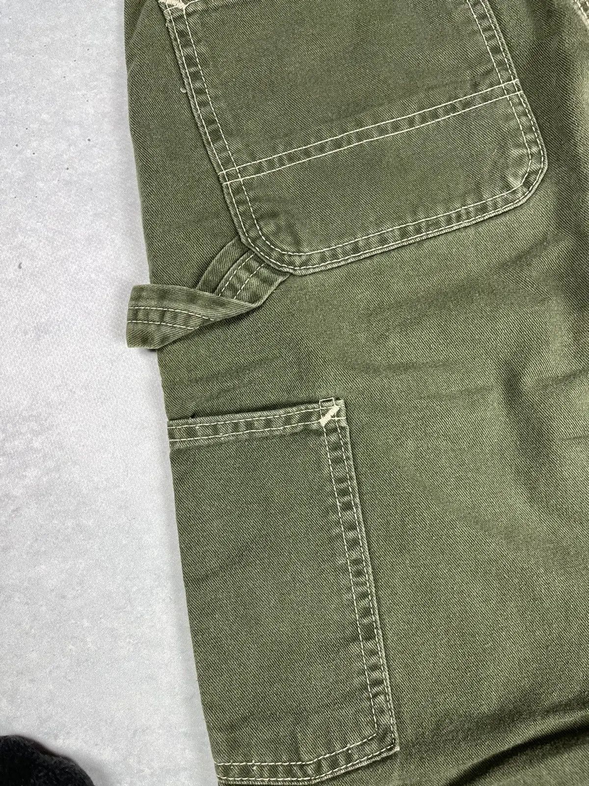 CRAZY VINTAGE RARE CARHARTT 90s WORKIN FADED CARPENTER PANTS