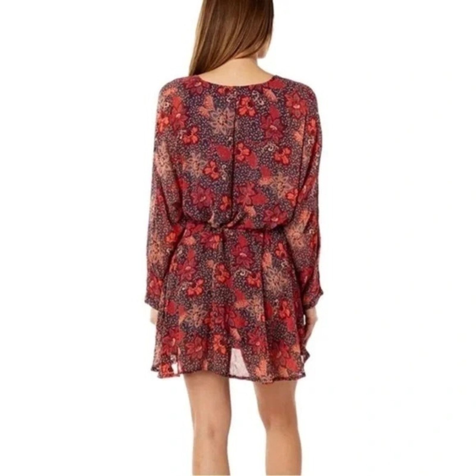 Free People Free People Terran Floral Bohemian Mini Dress Women’s Small Size S / US 4 / IT 40 - 2 Thumbnail