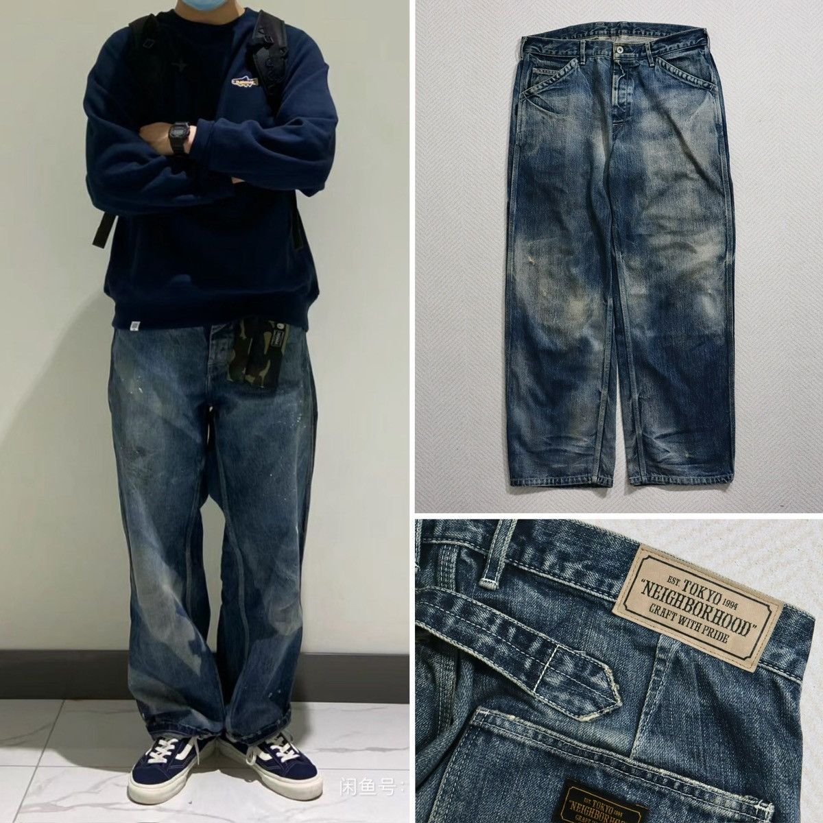 Neighborhood Neighborhood 19aw Savage Utility Denim size L | Grailed