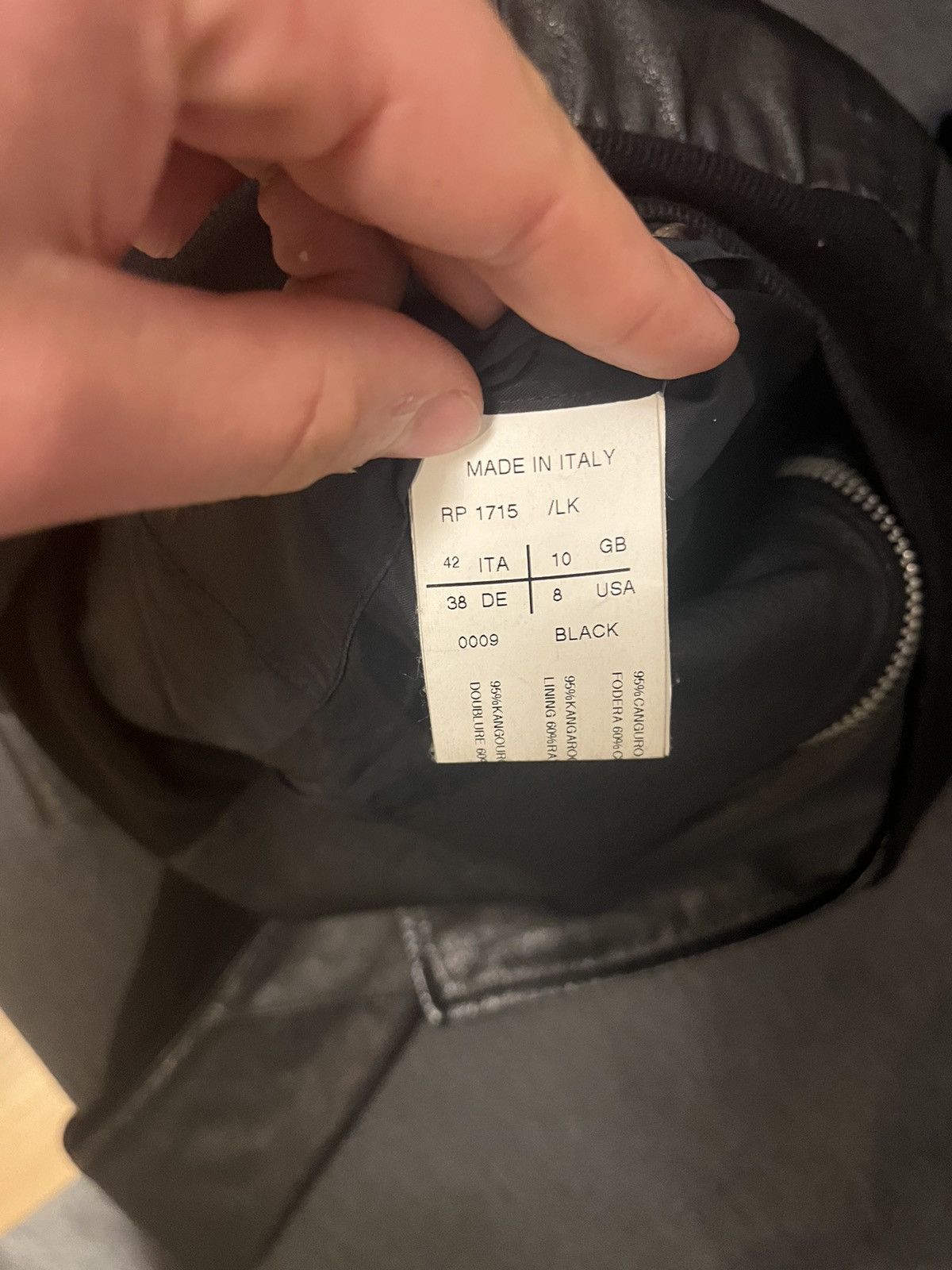 Rick Owens Rick owens SS17 leather kangaroo jacket black archive rare Size M / US 6-8 / IT 42-44 - 4 Thumbnail