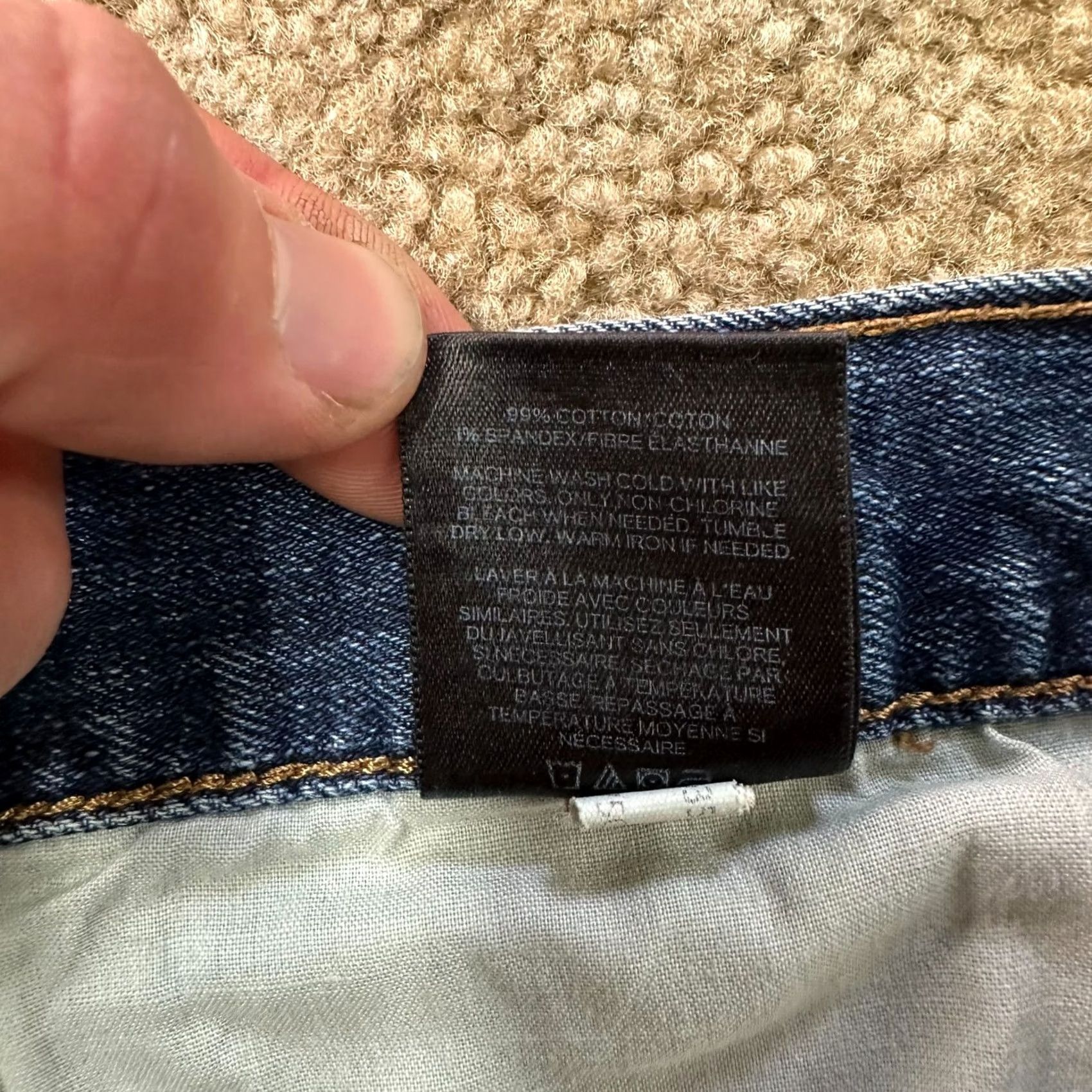 Express Express Slim Straight Jeans Men 34x32 Blue Denim Size US 34 / EU 50 - 5 Thumbnail