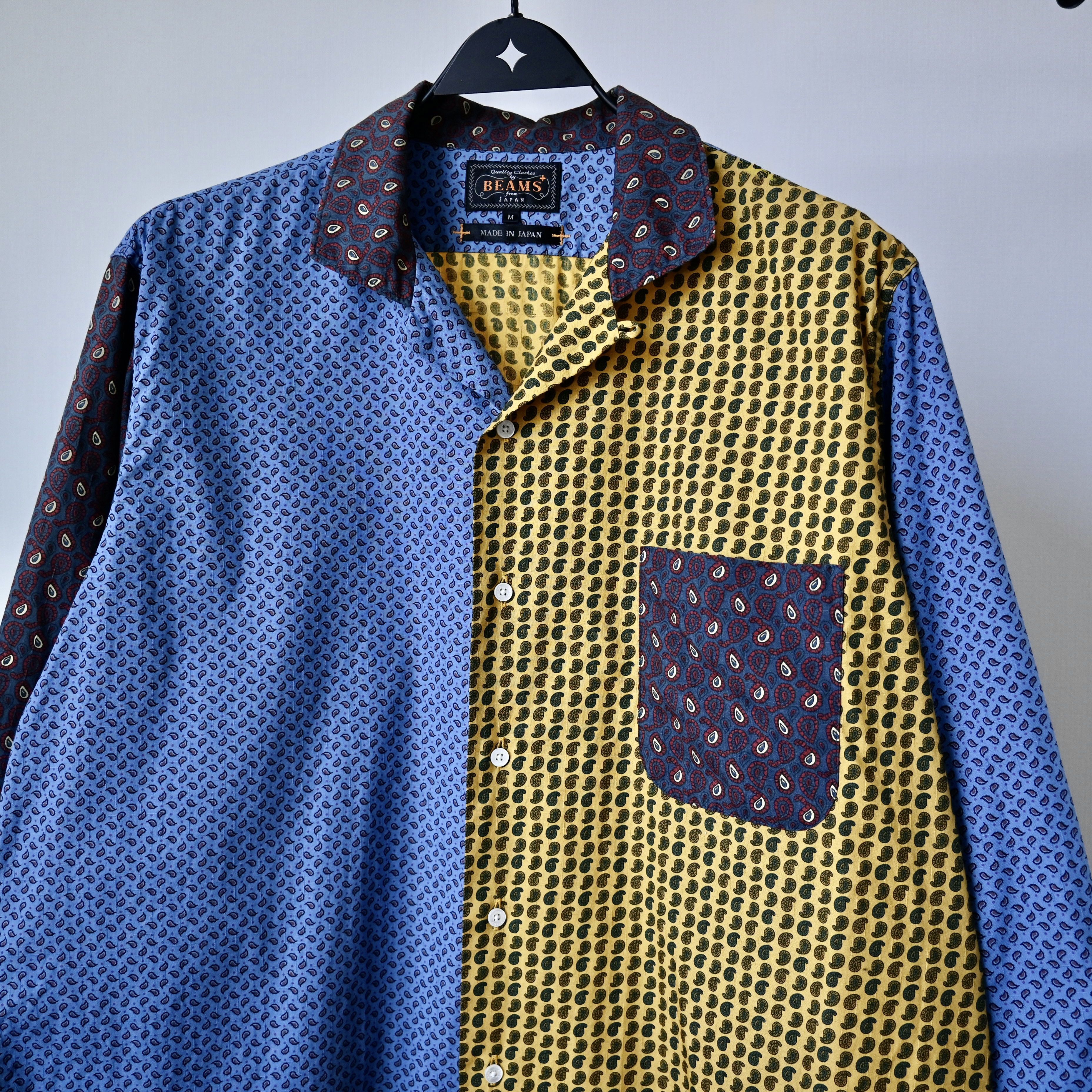 Beams Plus BEAMS Plus multicolor paisley panel open color shirt Size US M / EU 48-50 / 2 - 8 Thumbnail