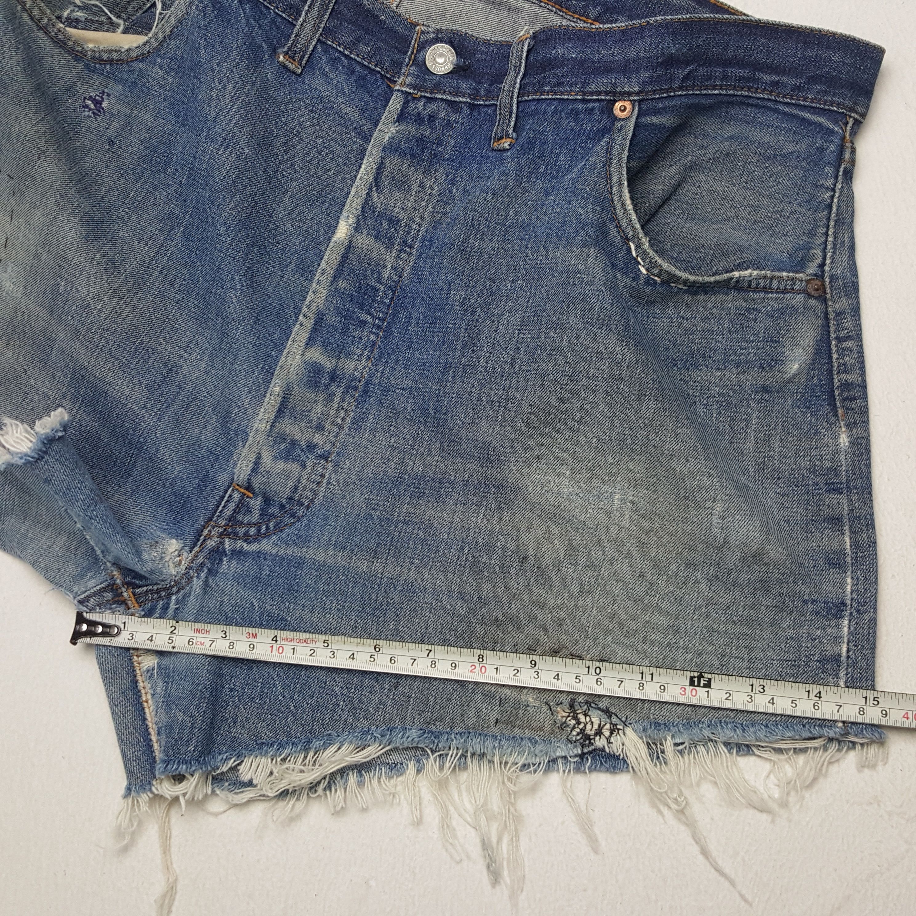 Levi's × Vintage Vintage Levi's 501 Ameircan Brand Big E Short Denim Jeans Size 40" / US 18 - 9 Thumbnail