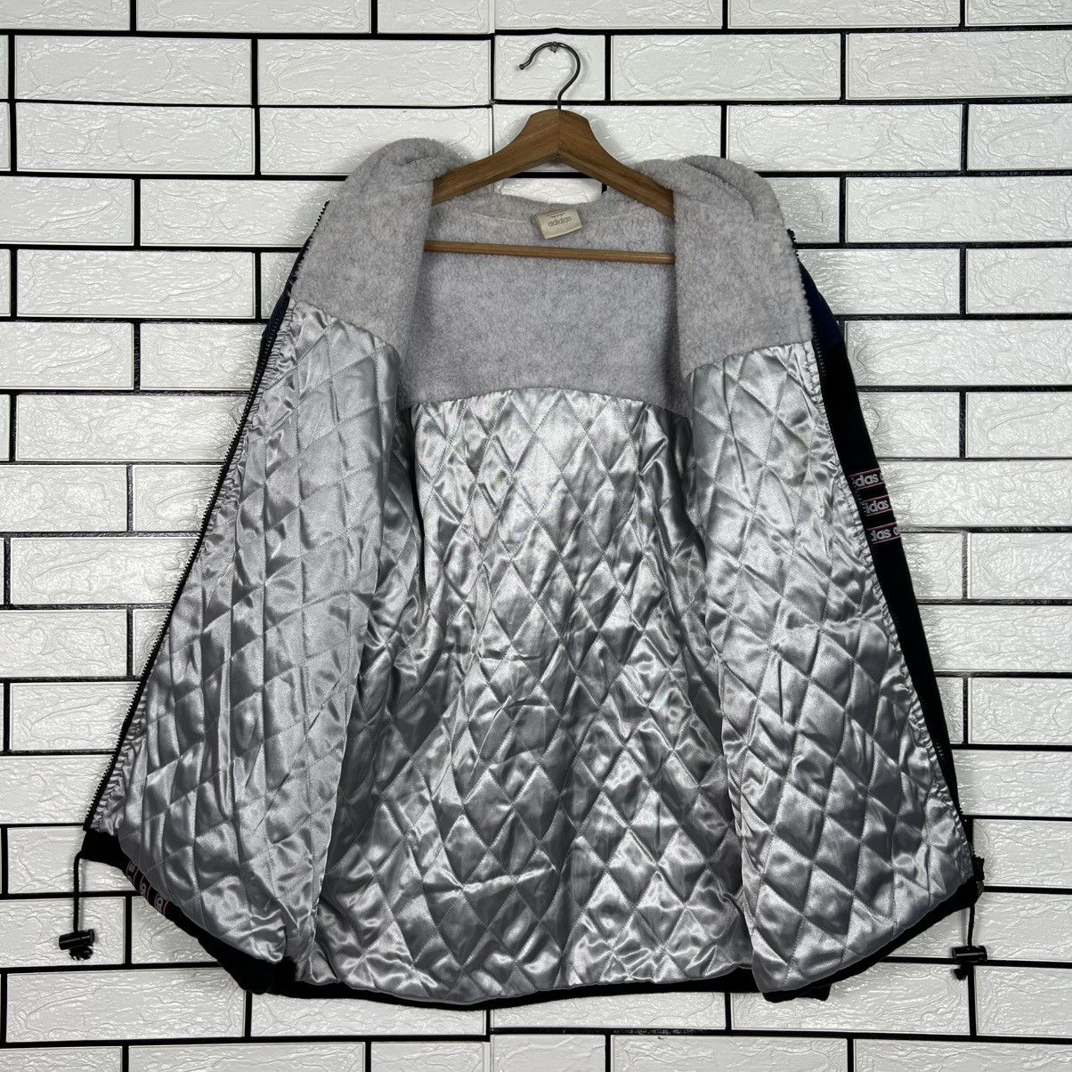 Adidas Vintage 90's ADIDAS Fleece Lined Hooded Jacket #4060-C184 Size US M / EU 48-50 / 2 - 12 Thumbnail