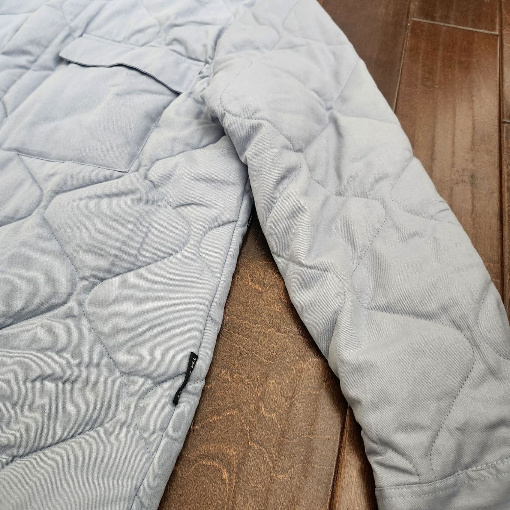 Topman Topman Quilted Jacket Mens XL Blue Padded Size US XL / EU 56 / 4 - 7 Thumbnail