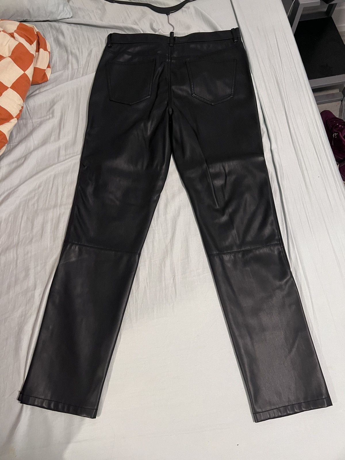 Japanese Brand × Vintage Vintage Leather Skinny Pants Size US 31 - 2 Thumbnail