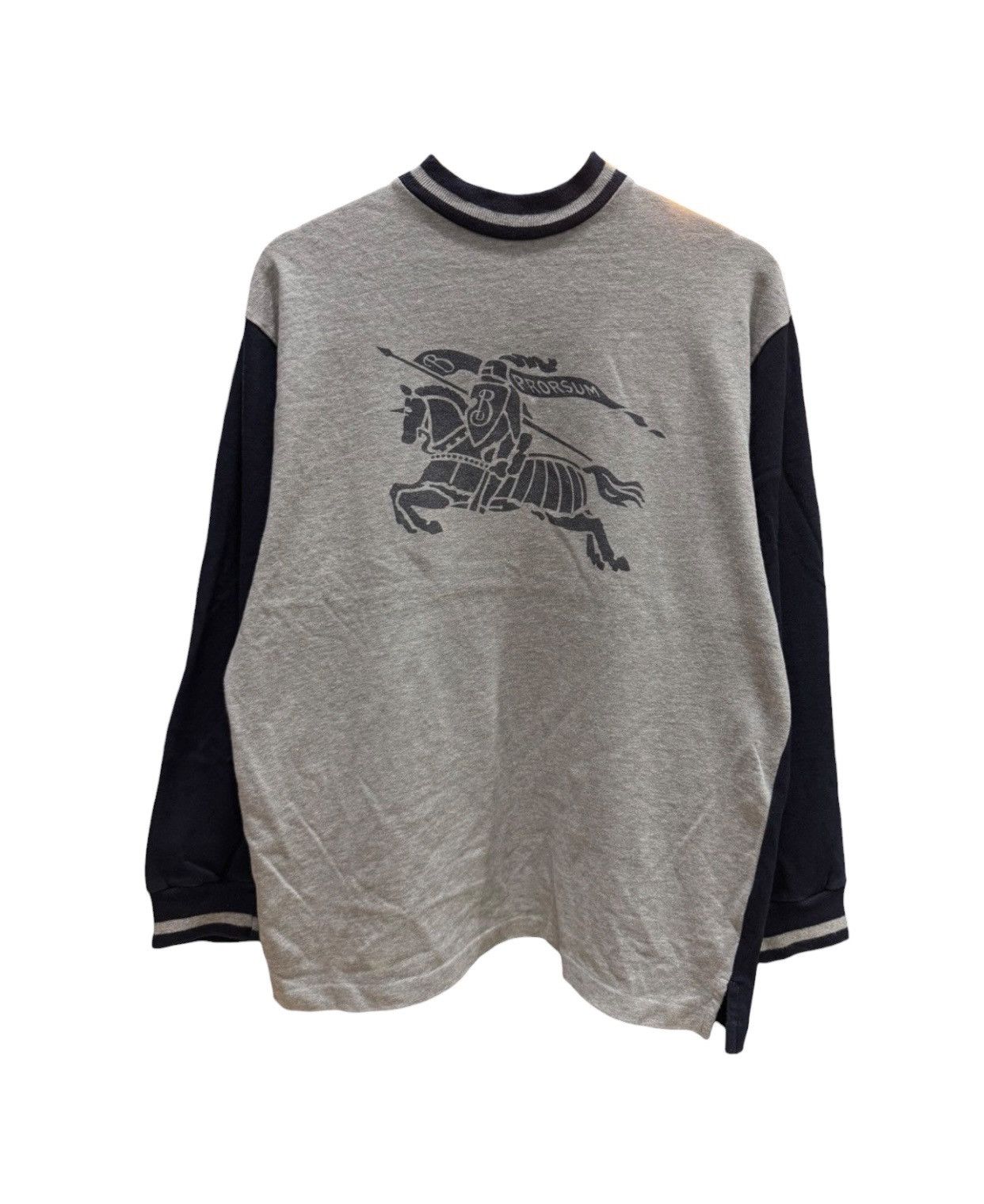 Burberry Vintage Burberrys Prorsum Equestrian Knight BigLogo Crewneck Size US M / EU 48-50 / 2 - 1 Thumbnail