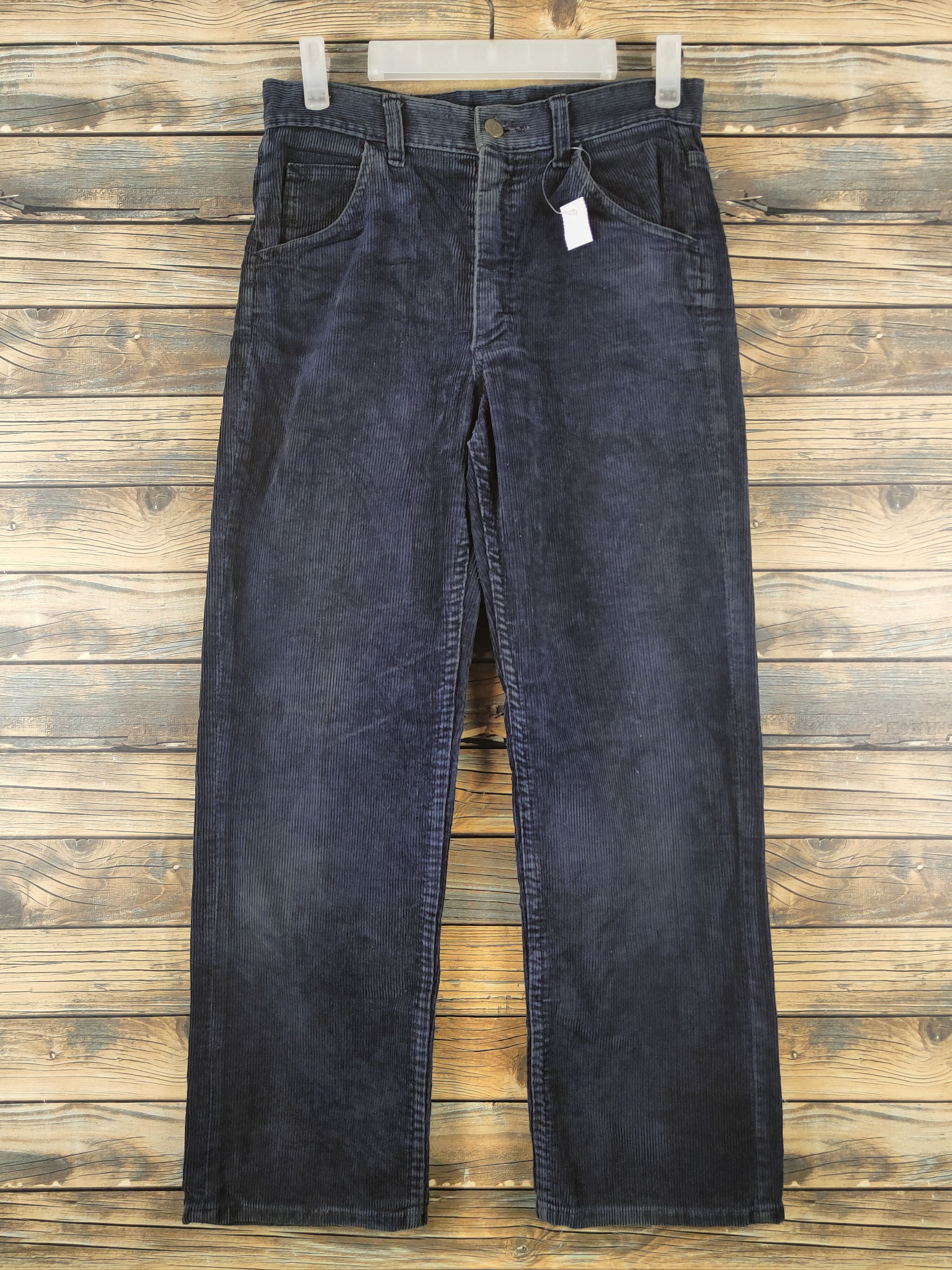 Lee DL Lee Navy Vintage Corduroy cargo Pants #46-342 Size US 28 / EU 44 - 1 Thumbnail
