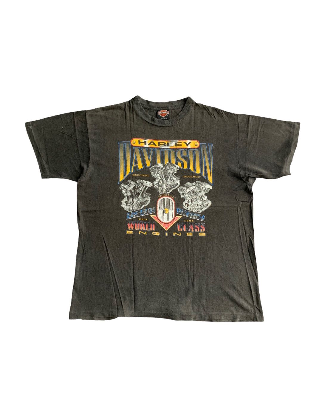 Harley Davidson 💎 Vintage Harley Davidson Tee Size US L / EU 52-54 / 3 - 1 Thumbnail