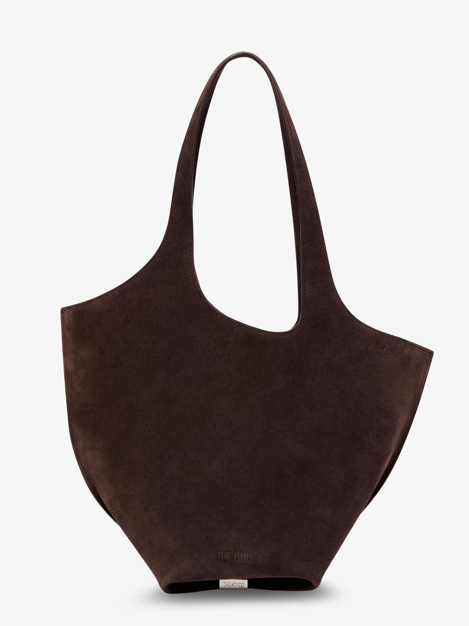 The Attico La Scoop Suede Shoulder Bag Size ONE SIZE - 1 Thumbnail