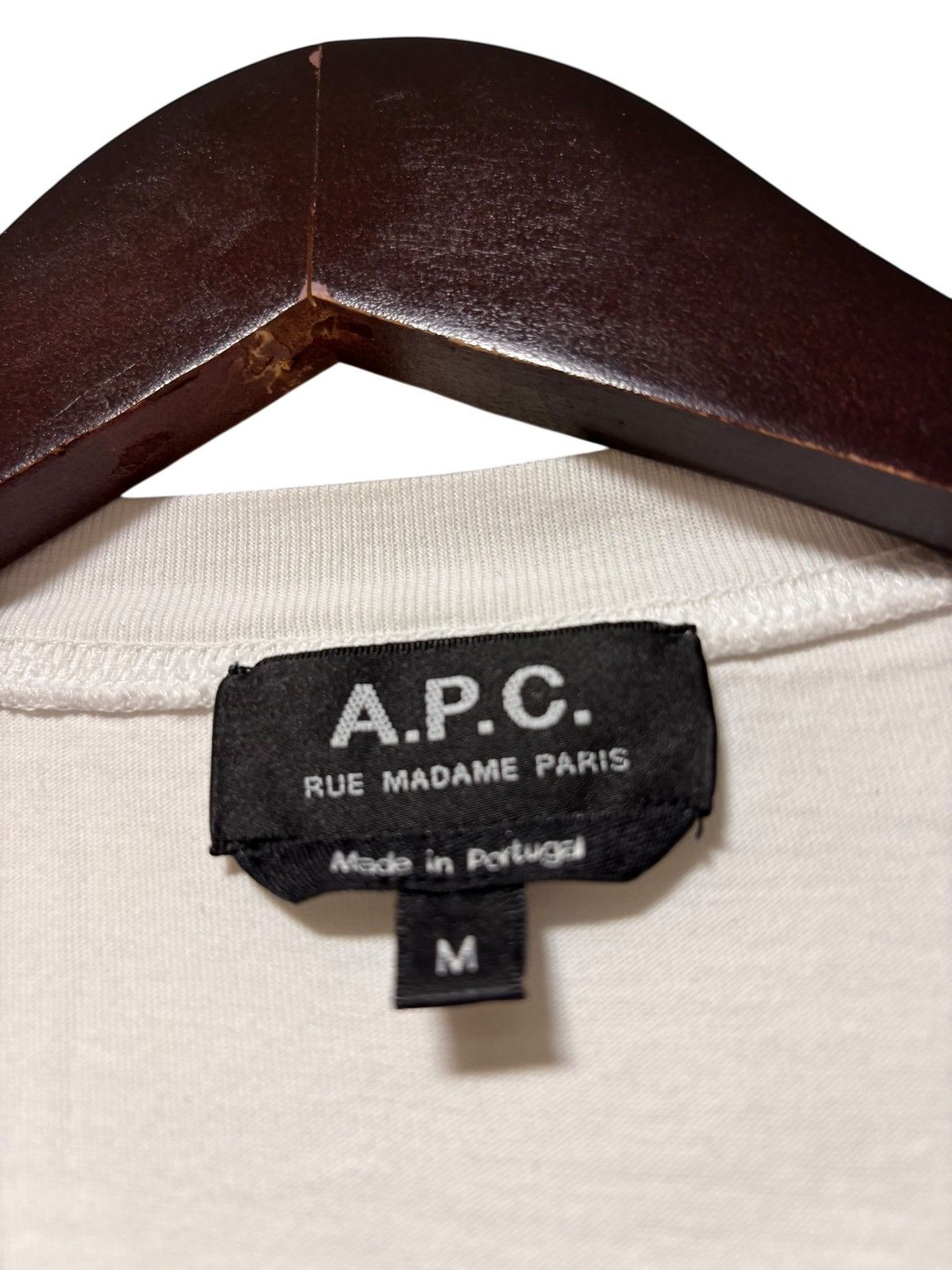 A.P.C. A.P.C. Mens Billy Heart Logo T Shirt Size Medium Size US M / EU 48-50 / 2 - 6 Thumbnail