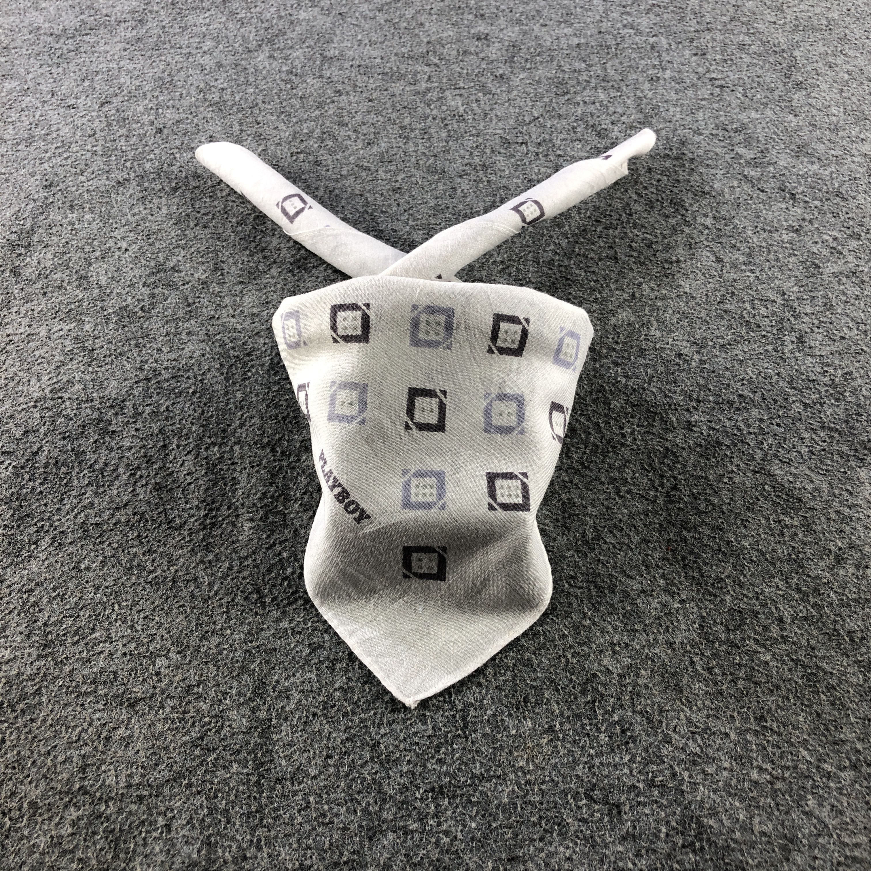 Playboy × Vintage Playboy Handkerchief Neckerchief Bandana H2366 Size ONE SIZE - 1 Thumbnail