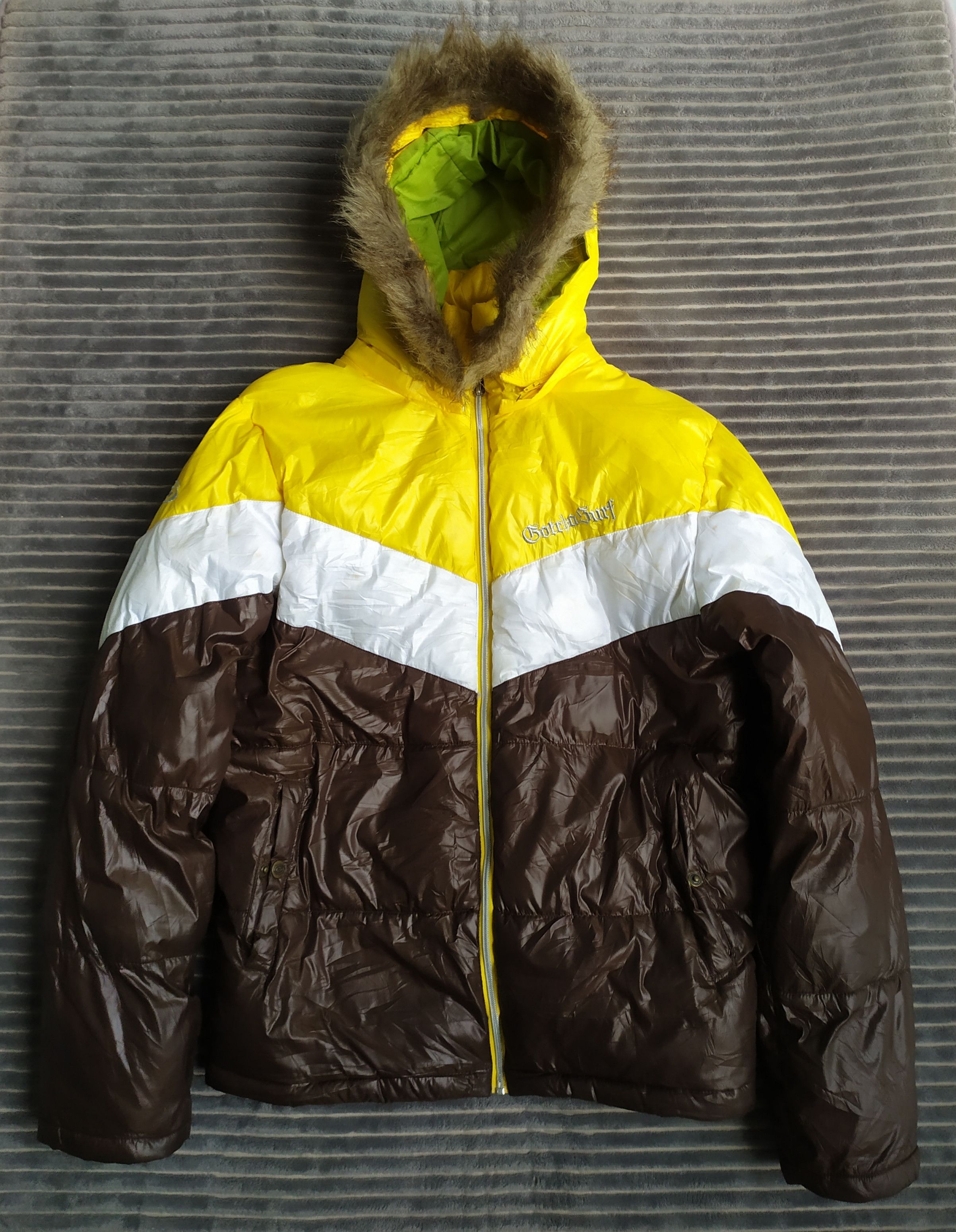 Gotcha × If Six Was Nine × Japanese Brand Vintage Gotcha Ride Surf Hoodie Fur Jacket Size US XL / EU 56 / 4 - 1 Thumbnail