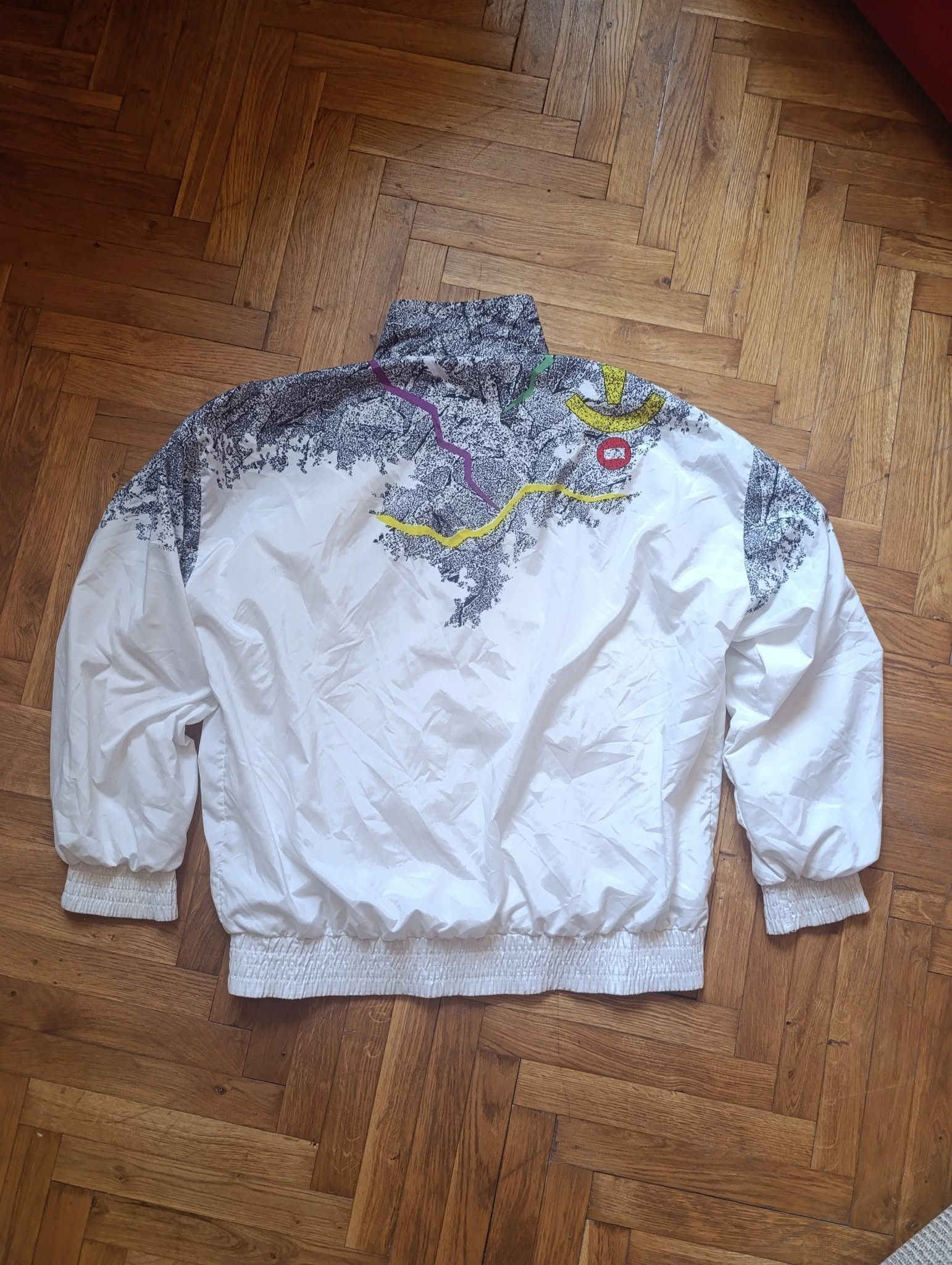 Adidas Adidas Stefan Edberg 80s Vintage Windbreaker, Rare Size US L / EU 52-54 / 3 - 6 Thumbnail