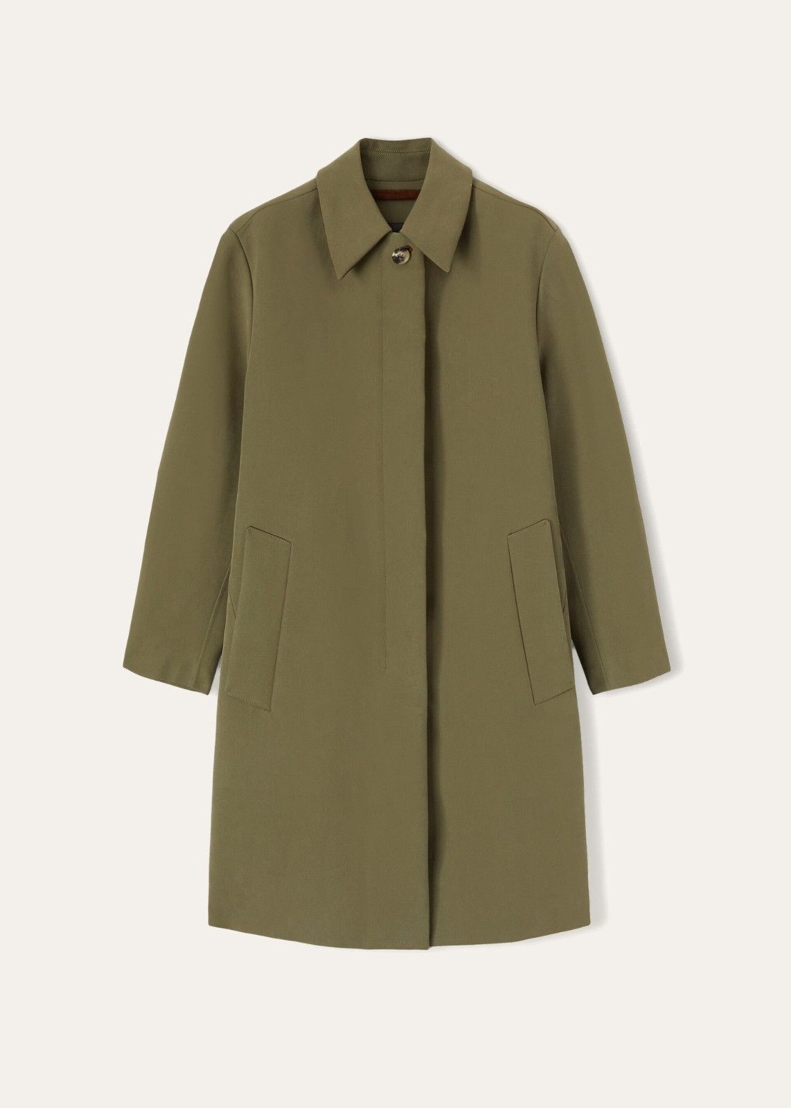 Loro Piana o1srvl11e1124 Single-Breasted Coat in Green Size XS / US 0-2 / IT 36-38 - 1 Thumbnail