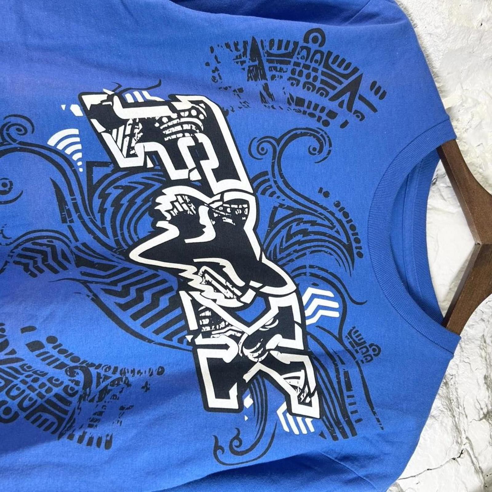 Fox Racing Y2K Fox Racing Spell Out Cyber Graphic Tee Size Small Size US S / EU 44-46 / 1 - 1 Thumbnail
