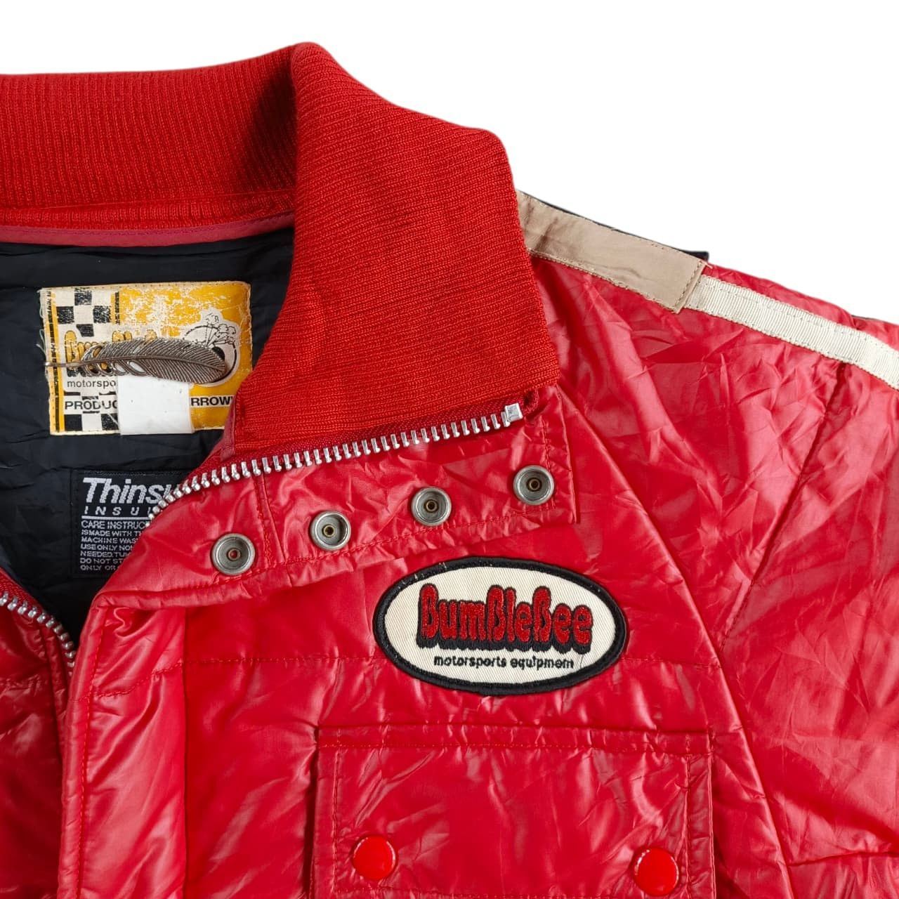 Pherrow's Bumblebee Motorsport Equipment Puffer Jacket Size US L / EU 52-54 / 3 - 7 Thumbnail