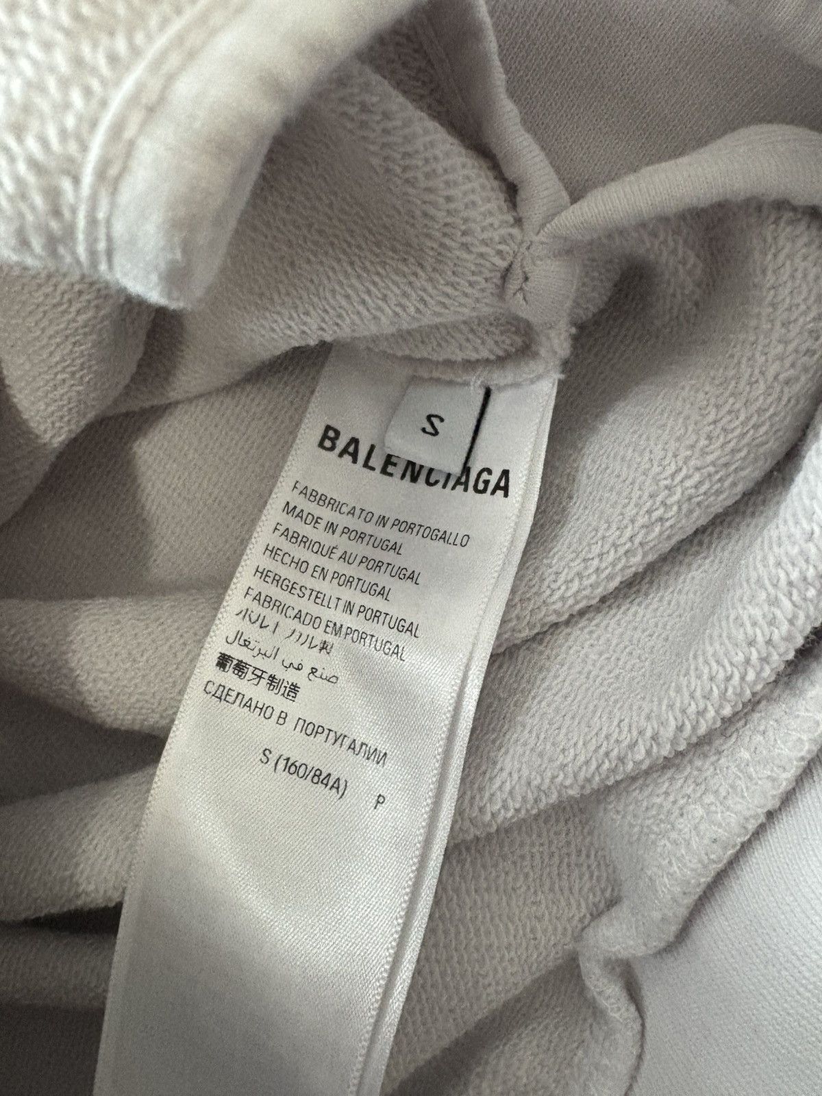 Balenciaga Balenciaga Tape Hoodie Size US S / EU 44-46 / 1 - 4 Thumbnail
