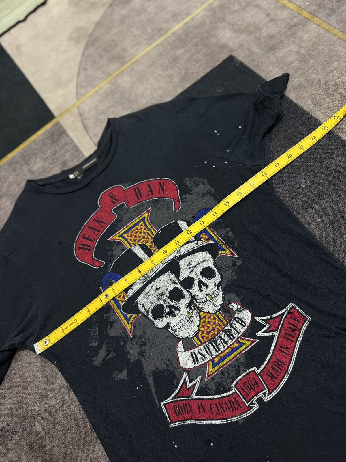 Dsquared2 DESQUARED2 SKULL ART IFSIX STYLE TSHIRT Size US M / EU 48-50 / 2 - 15 Thumbnail