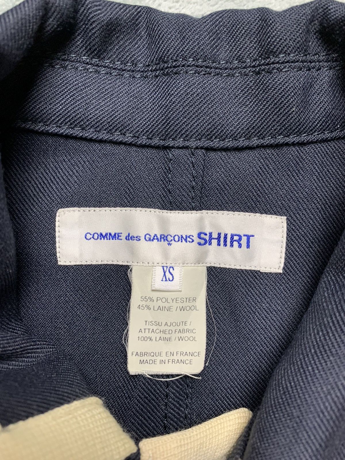 Comme des Garcons SHIRT COMME DES GARCONS SHIRT POLY LINING BLAZER Size 38R - 6 Thumbnail