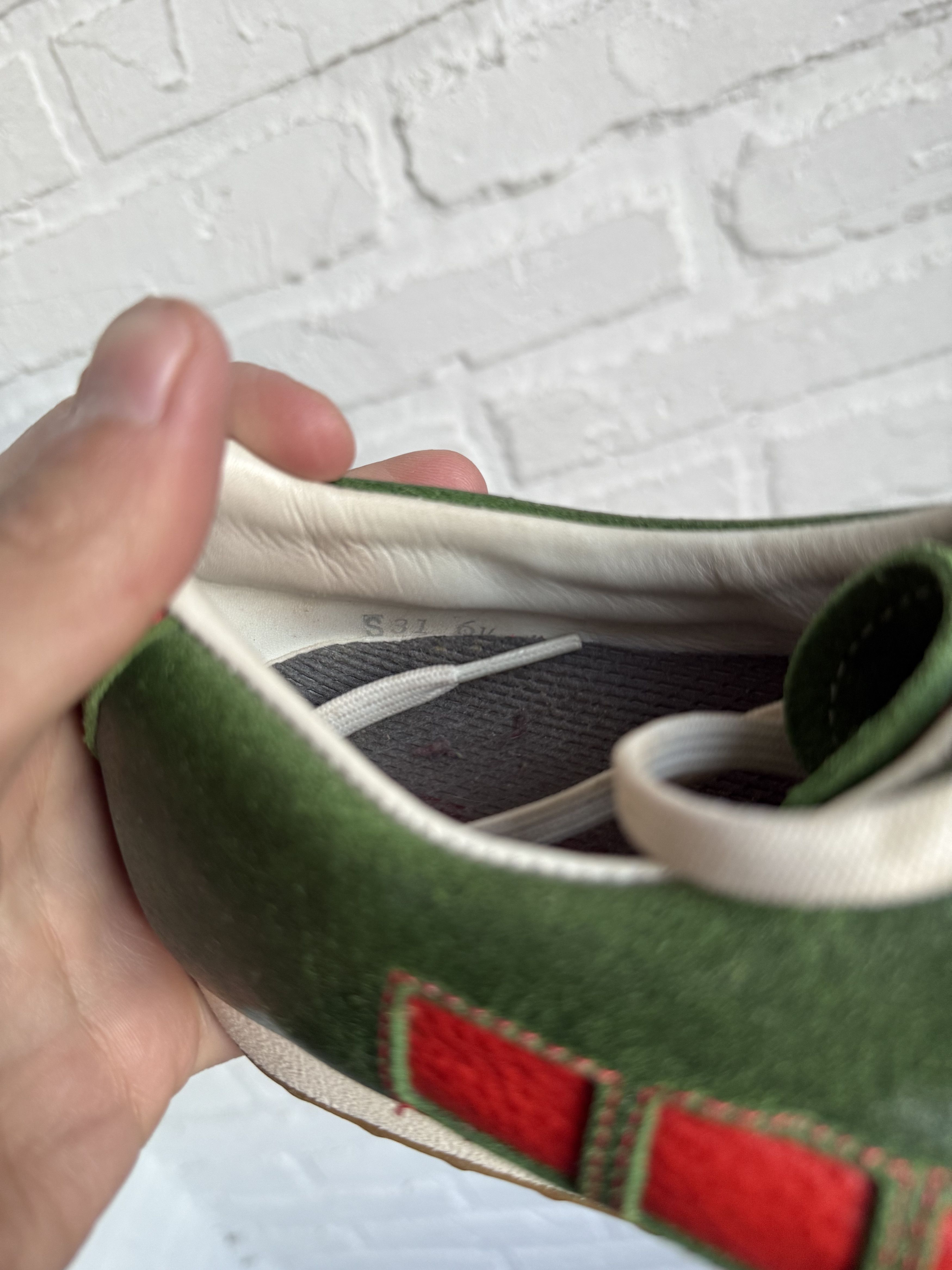 Other Kunzli Swiss made classic leather sneakers green red Size US 6.5 / EU 39-40 - 9 Thumbnail