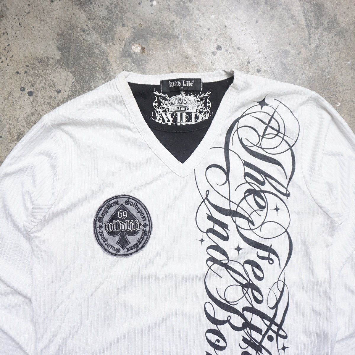 If Six Was Nine × Japanese Brand Y2K wild life poem longsleeve Size US M / EU 48-50 / 2 - 2 Thumbnail