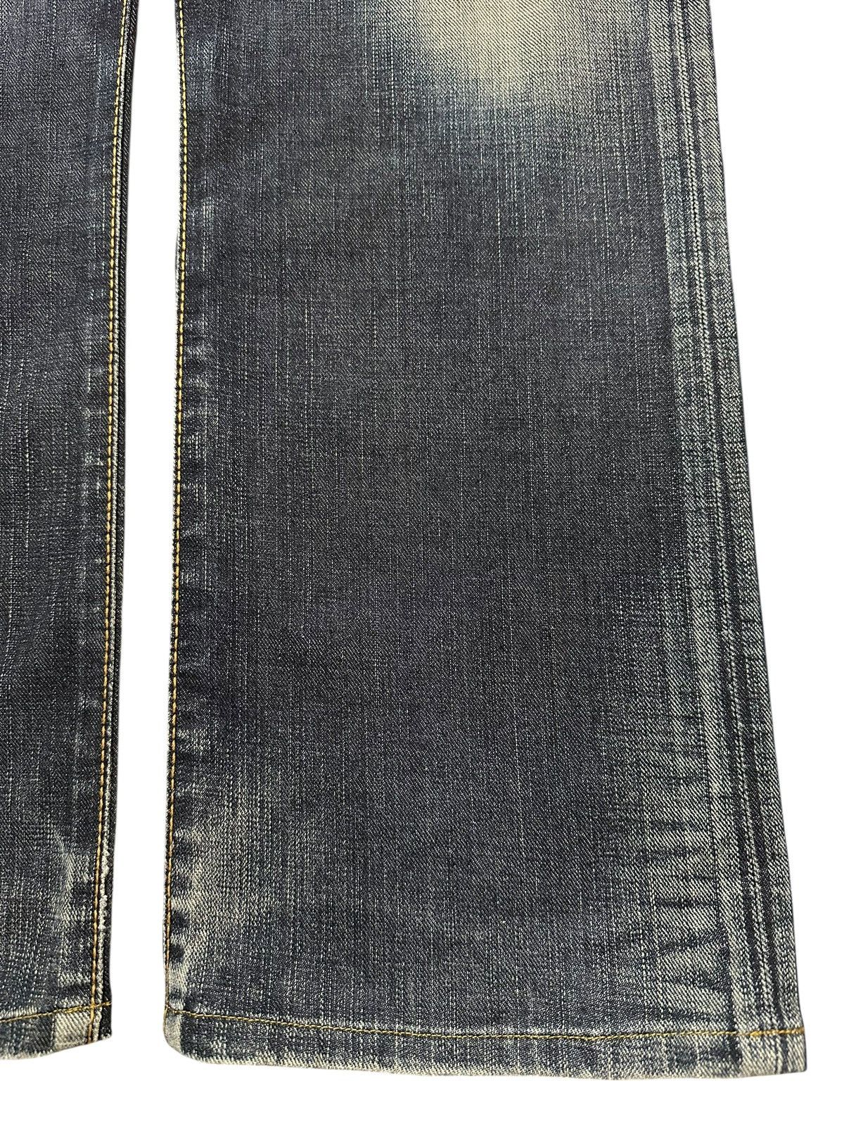 Edwin Vintage Edwin 503 Blue Trip Faded Wash Distress Baggy Jeans Size US 32 / EU 48 - 8 Thumbnail