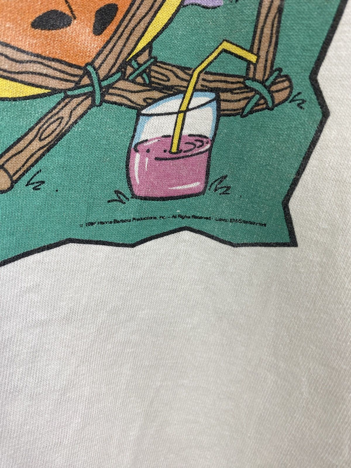 Cartoon Network 🇺🇸 Vintage 1997 The Flintstones Retro T-Shirt Rare Hype Y2K Size US XL / EU 56 / 4 - 6 Thumbnail