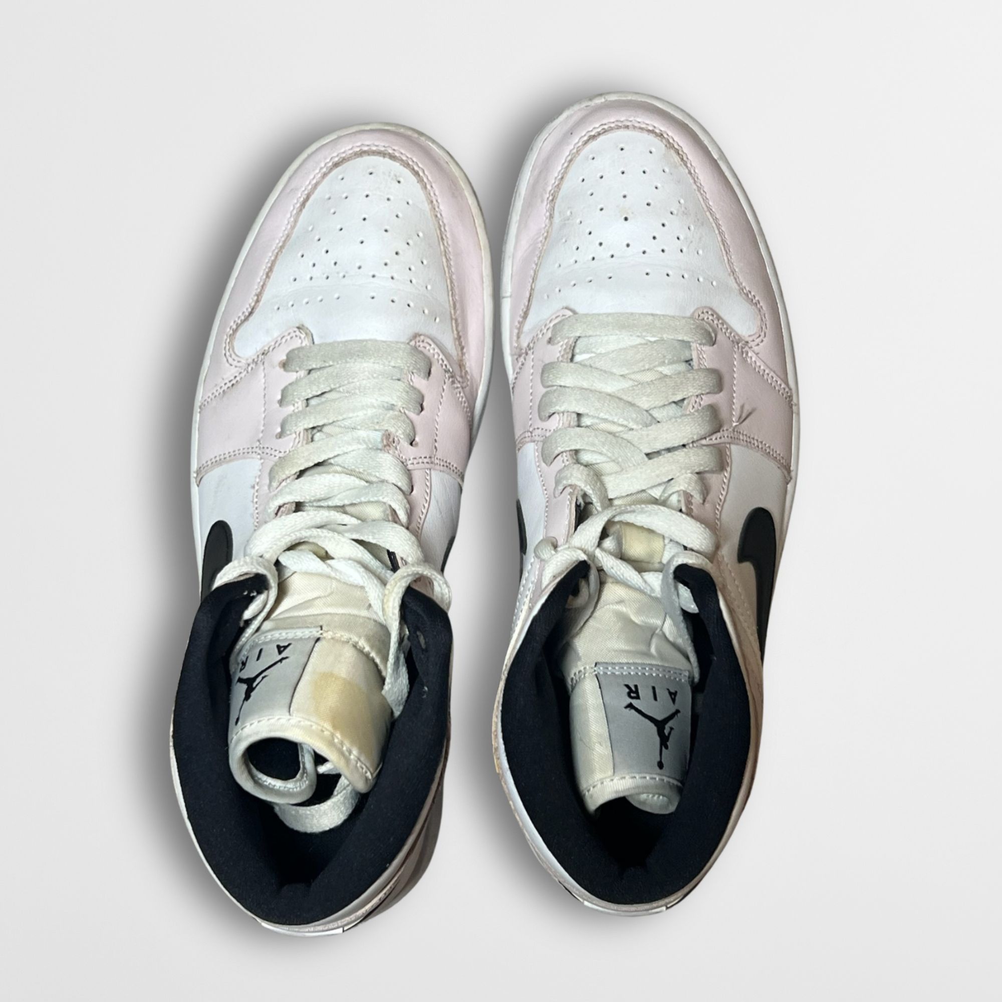Nike Nike Air Jordan 1 Mid Barely Rose Womens Sneakers Size 9.5 Size US 9.5 / IT 39.5 - 5 Thumbnail