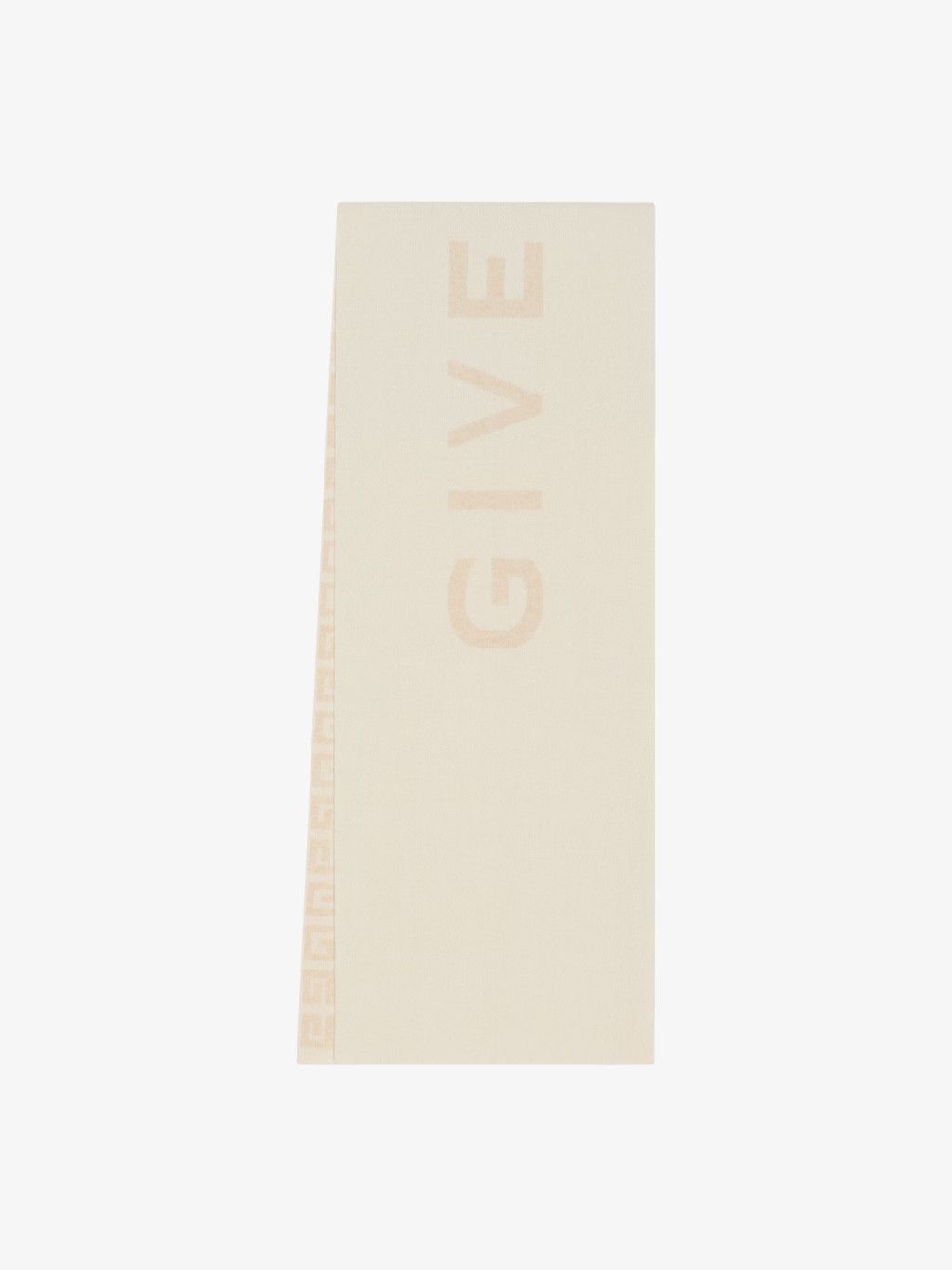 Givenchy o1gr1nt0125 Size: OS / 4G Double Sided Scarf in White/Ecru Size ONE SIZE - 1 Thumbnail