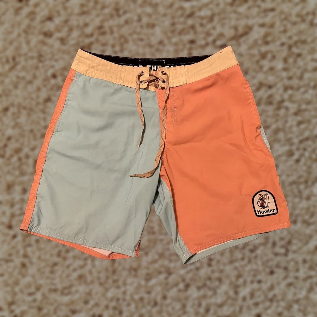 Howler Brothers Howler Brothers Pastel Color Block Stretch Board Shorts Swim Trunks - Men - 30 Size US 30 / EU 46 - 1 Thumbnail
