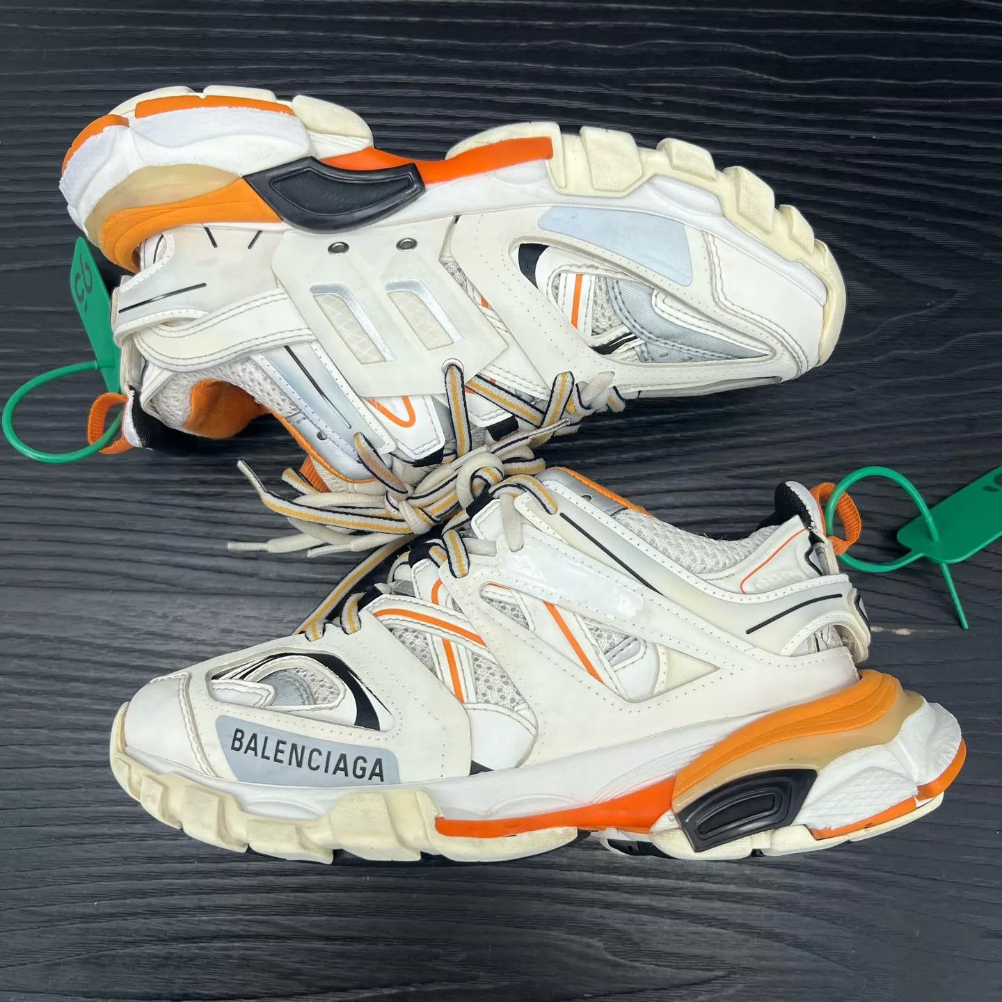 Balenciaga Balenciaga Track White Orange 35 Size US 4.5 / IT 34.5 - 2 Thumbnail