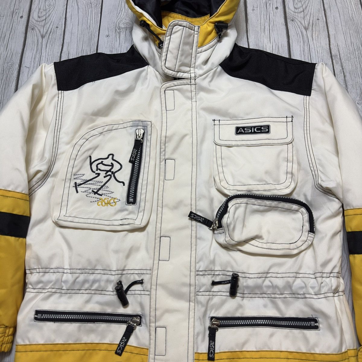 Asics × Vintage Vintage Asics Ski Team jacket Size US L / EU 52-54 / 3 - 3 Thumbnail