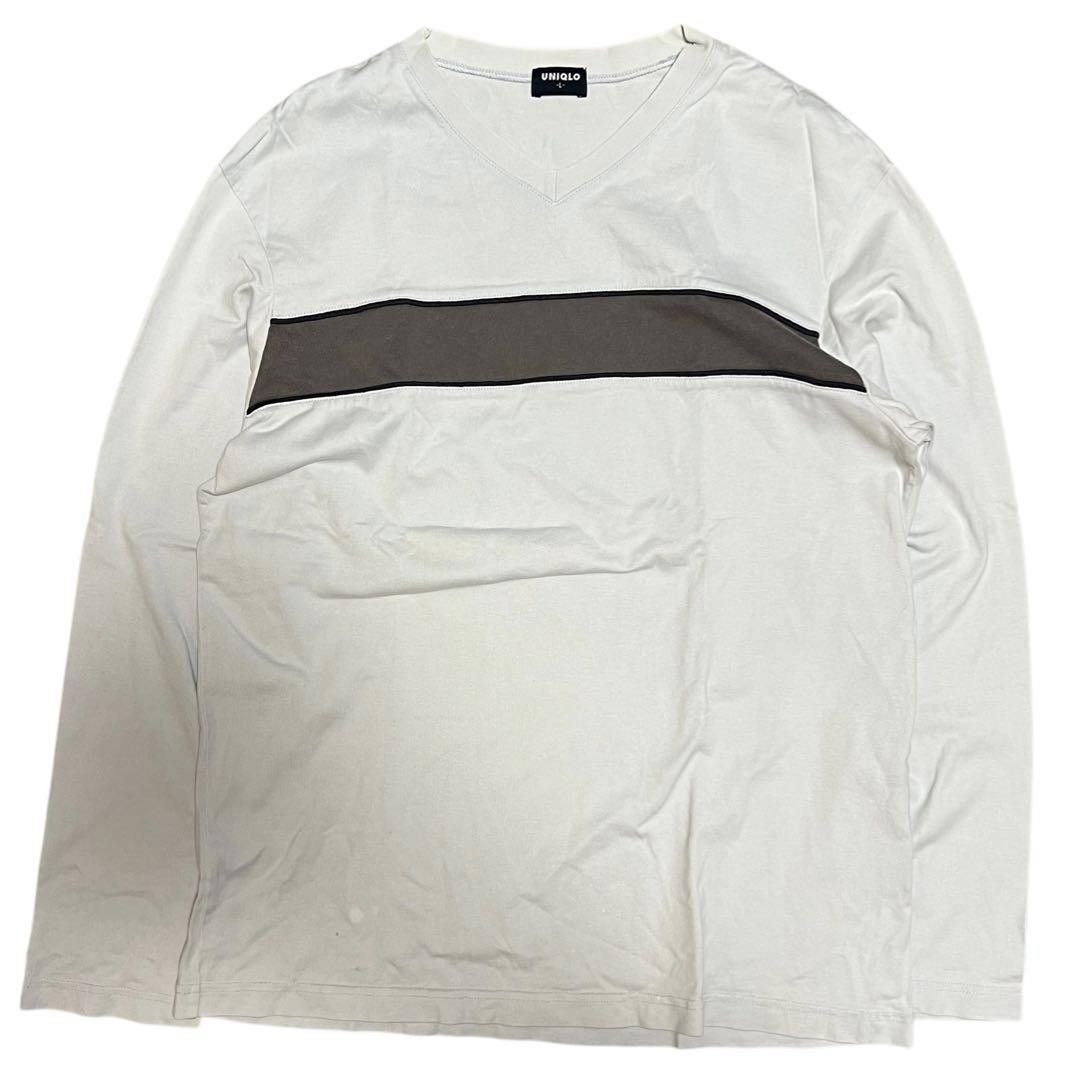 Japanese Brand × Uniqlo Uniqlo light blue and gray stripe l/S t shirt Size US L / EU 52-54 / 3 - 1 Thumbnail