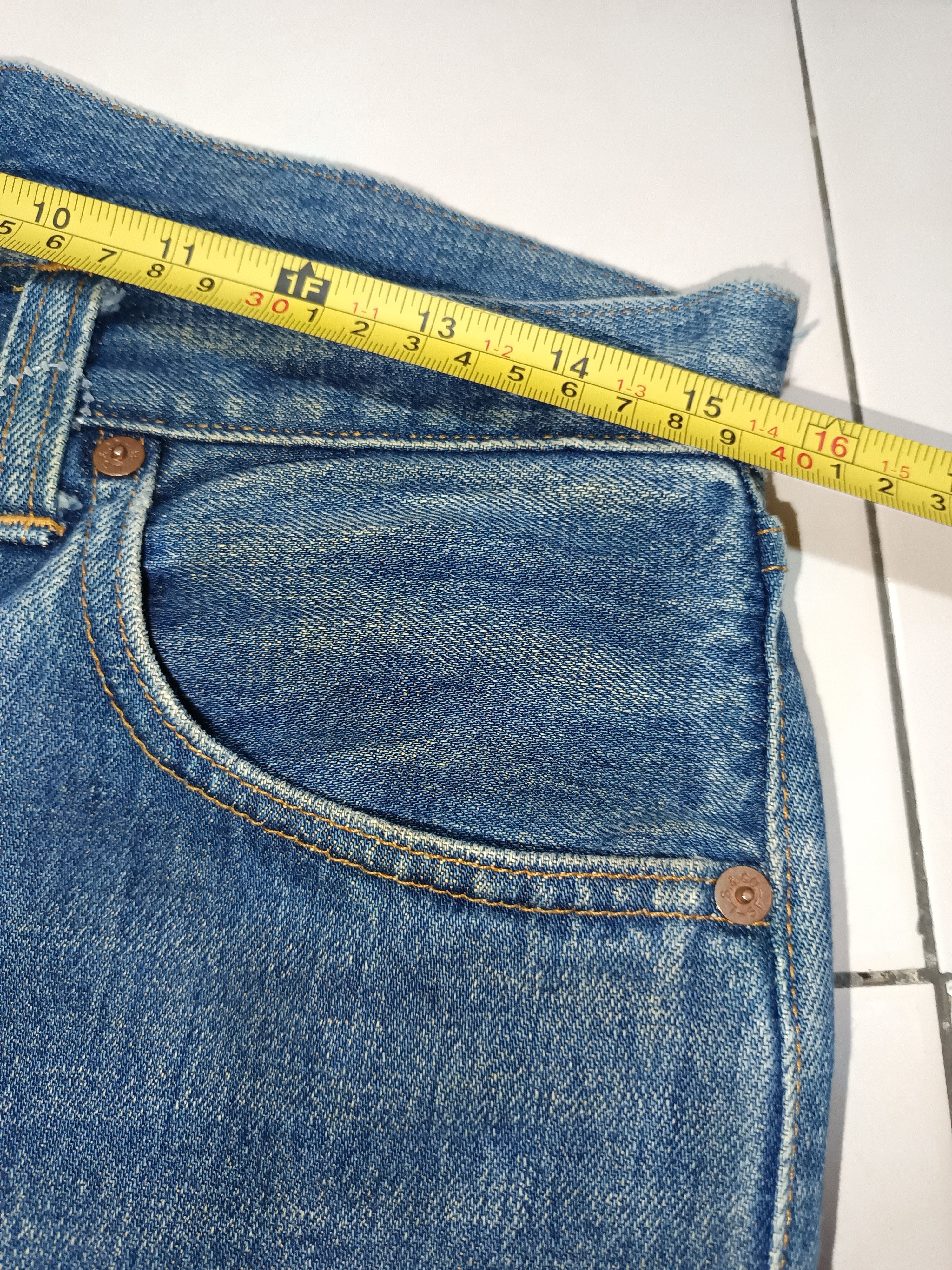 Levi's × Levi's Vintage Clothing Vintage 90s 201 big e selvedge levis Size US 31 - 4 Thumbnail