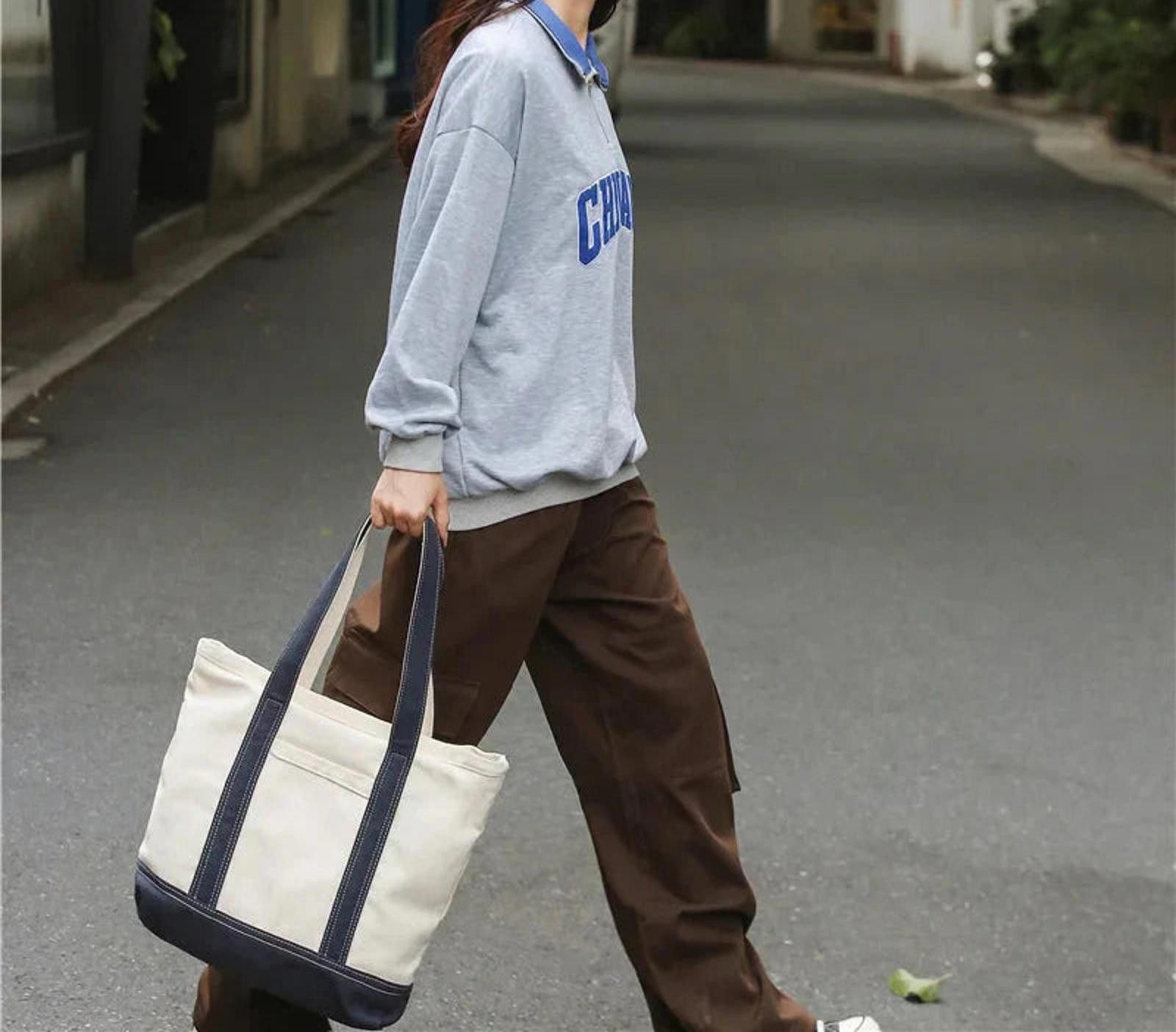 Other Two-Tone Tote Bag Size ONE SIZE - 4 Thumbnail