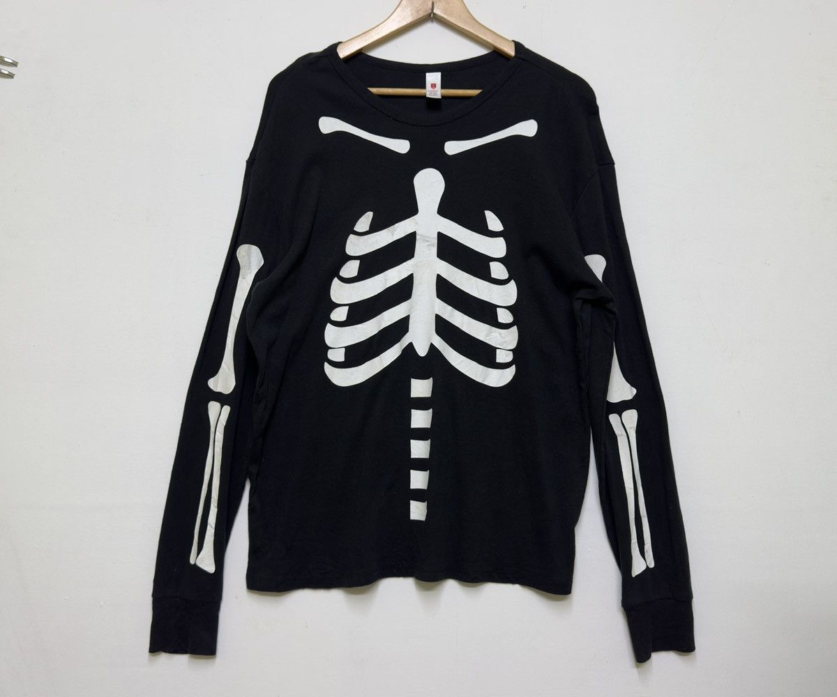 Japanese Brand Skeleton Graphic Long Sleeve Shirt Size US M / EU 48-50 / 2 - 6 Thumbnail