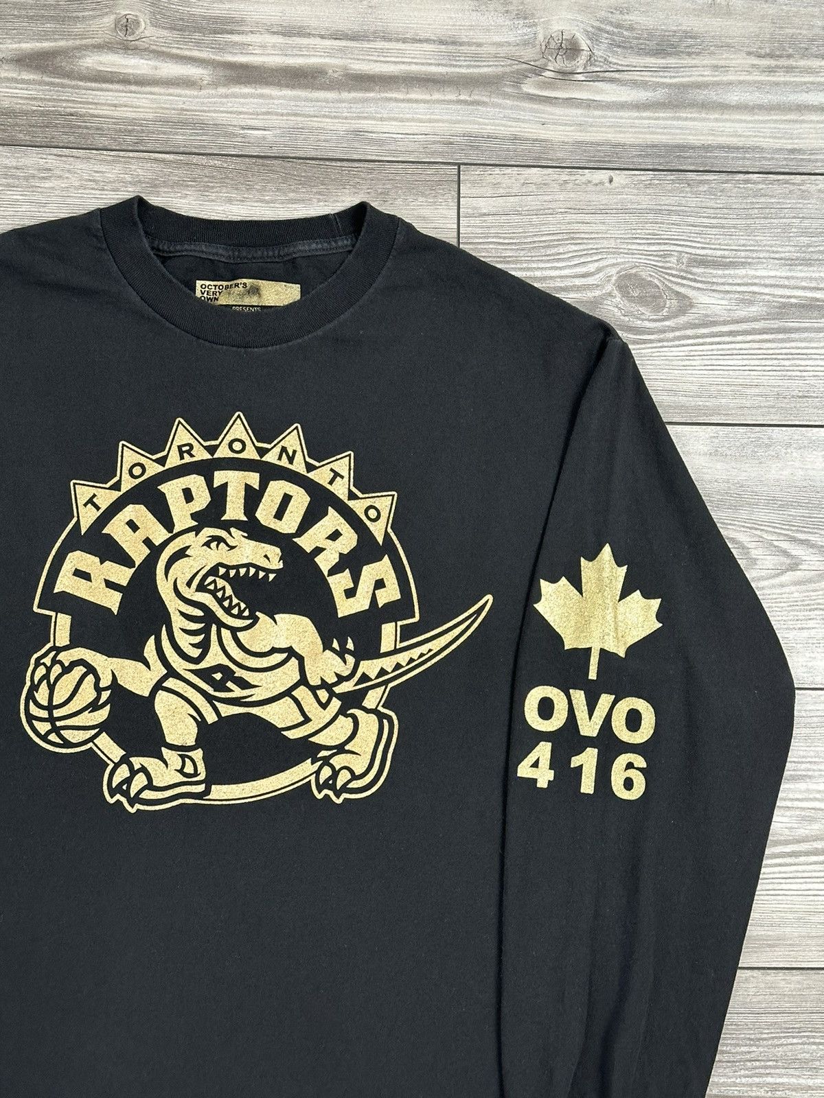 October's Very Own OVO x Toronto Raptors 2014 Drake Night Longsleeve Shirt Size US XL / EU 56 / 4 - 3 Thumbnail