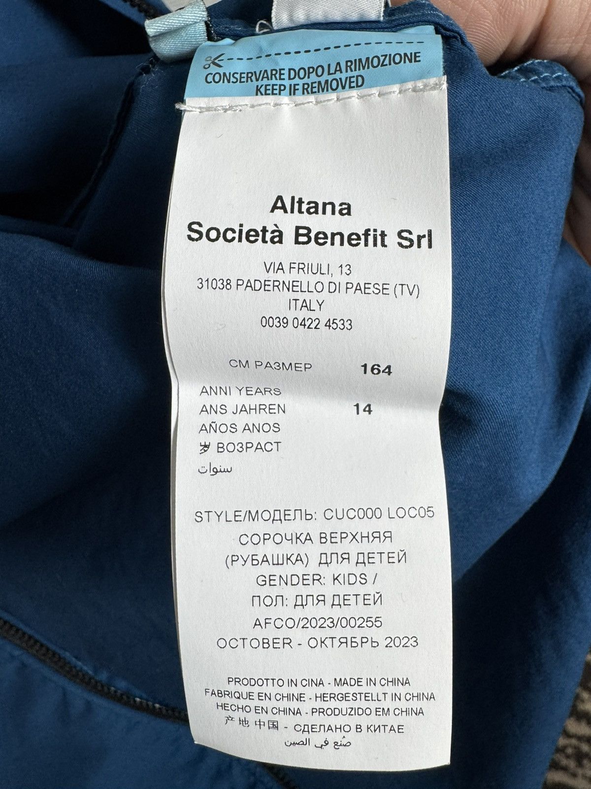 C.P. Company C.P. Company Lens Overshirt Blue Size 14Y Fits Mens XS Size US XXS / EU 40 - 16 Thumbnail
