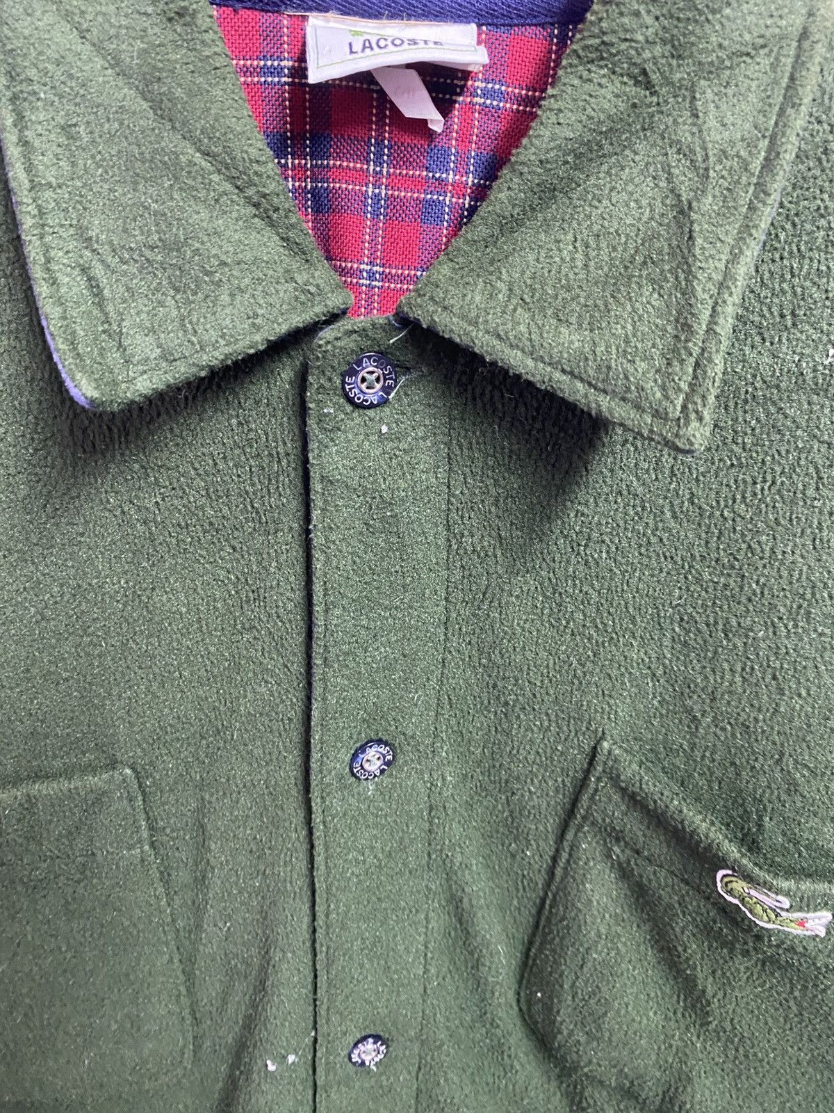 Lacoste Lacoste buttons ups fleece jacket Size US L / EU 52-54 / 3 - 4 Thumbnail