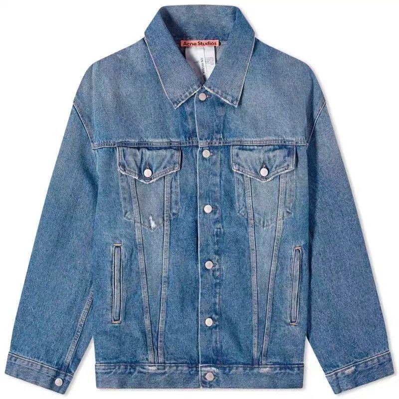Acne Studios Acne Studios slim-fit denim jacket - -DMC Size US L / EU 52-54 / 3 - 1 Thumbnail