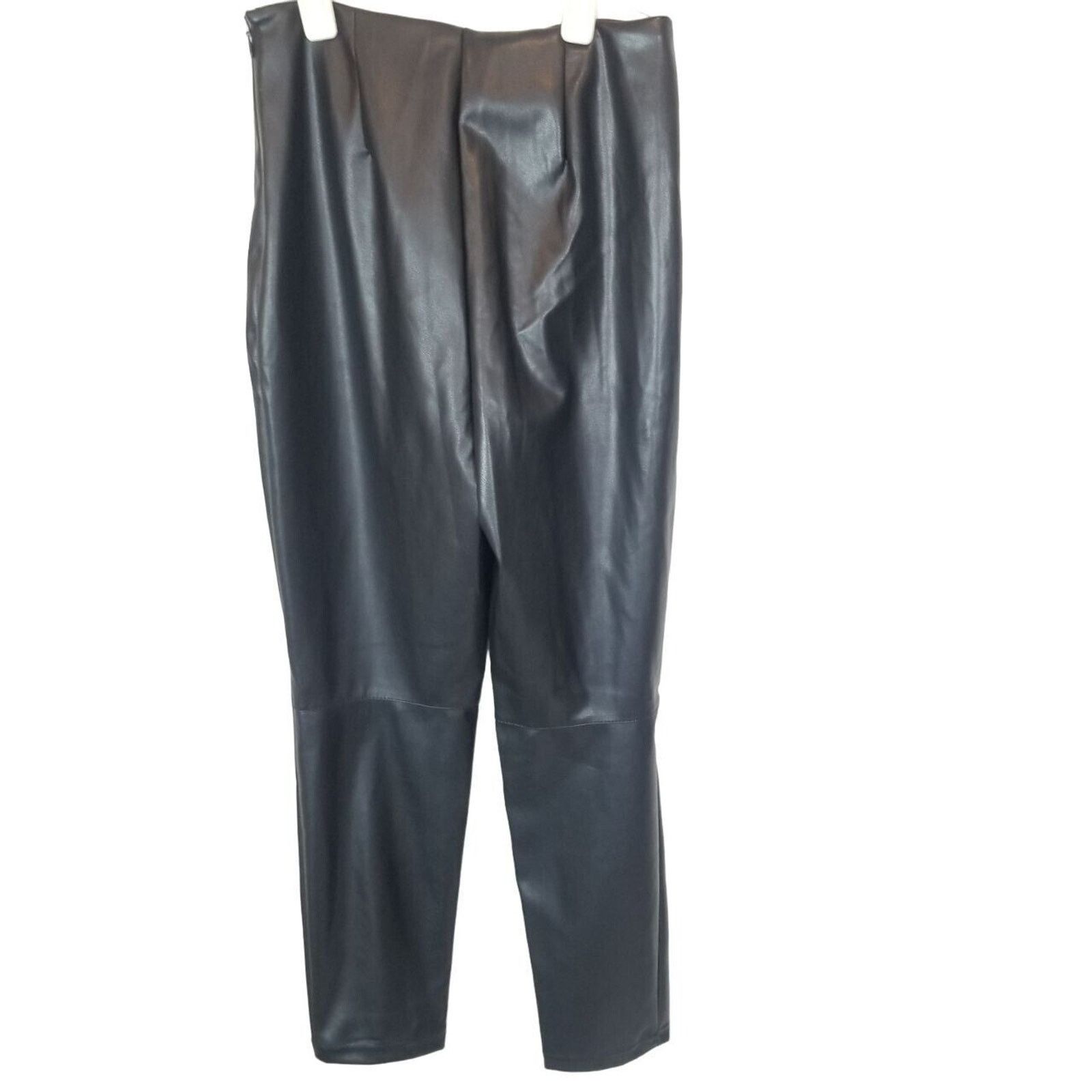 Fabletics Fabletics Black Shiny Vegan Leather High Waist Leggings S Size 24" / US 00 / IT 34 - 9 Thumbnail