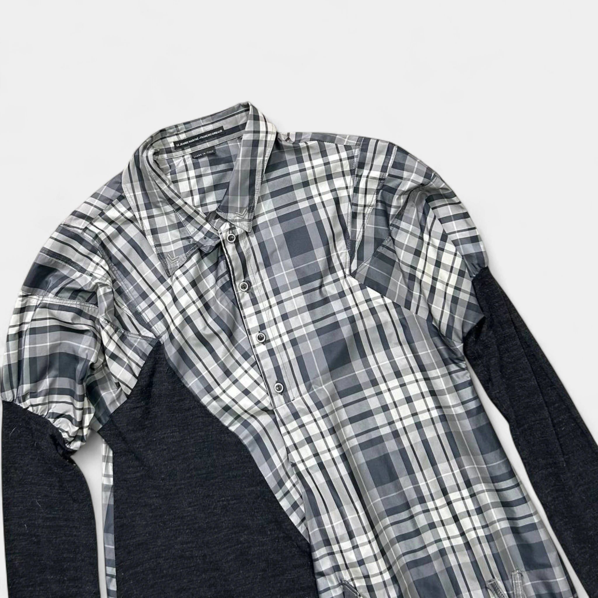 Marithe + Francois Girbaud Marithé + François Girbaud Plaid Longsleeve Dress Size US L / EU 52-54 / 3 - 2 Thumbnail