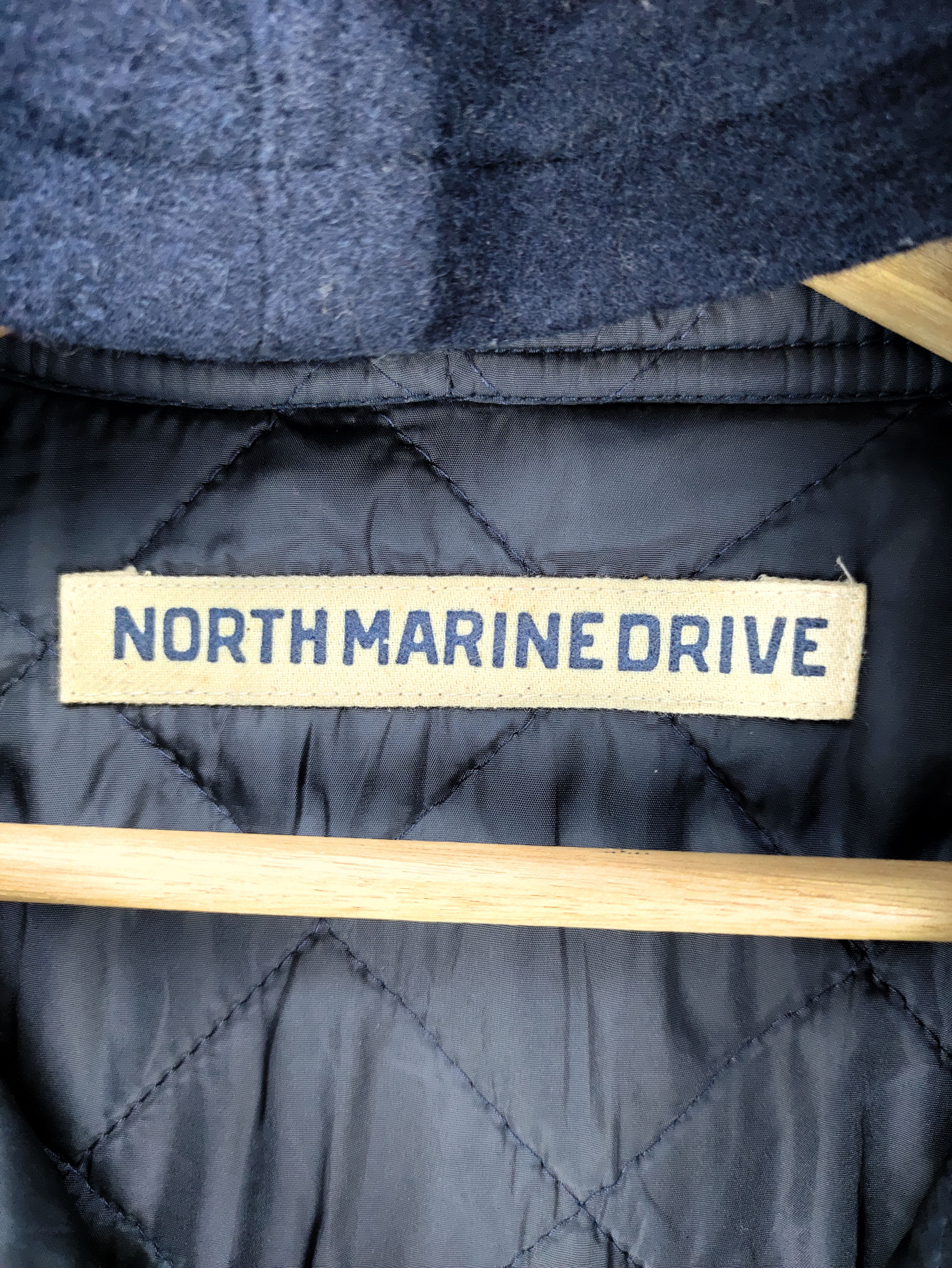 Japanese Brand Steals🔥Vintage Wool Sweater Jacket by North Marine Drive Size US L / EU 52-54 / 3 - 3 Thumbnail