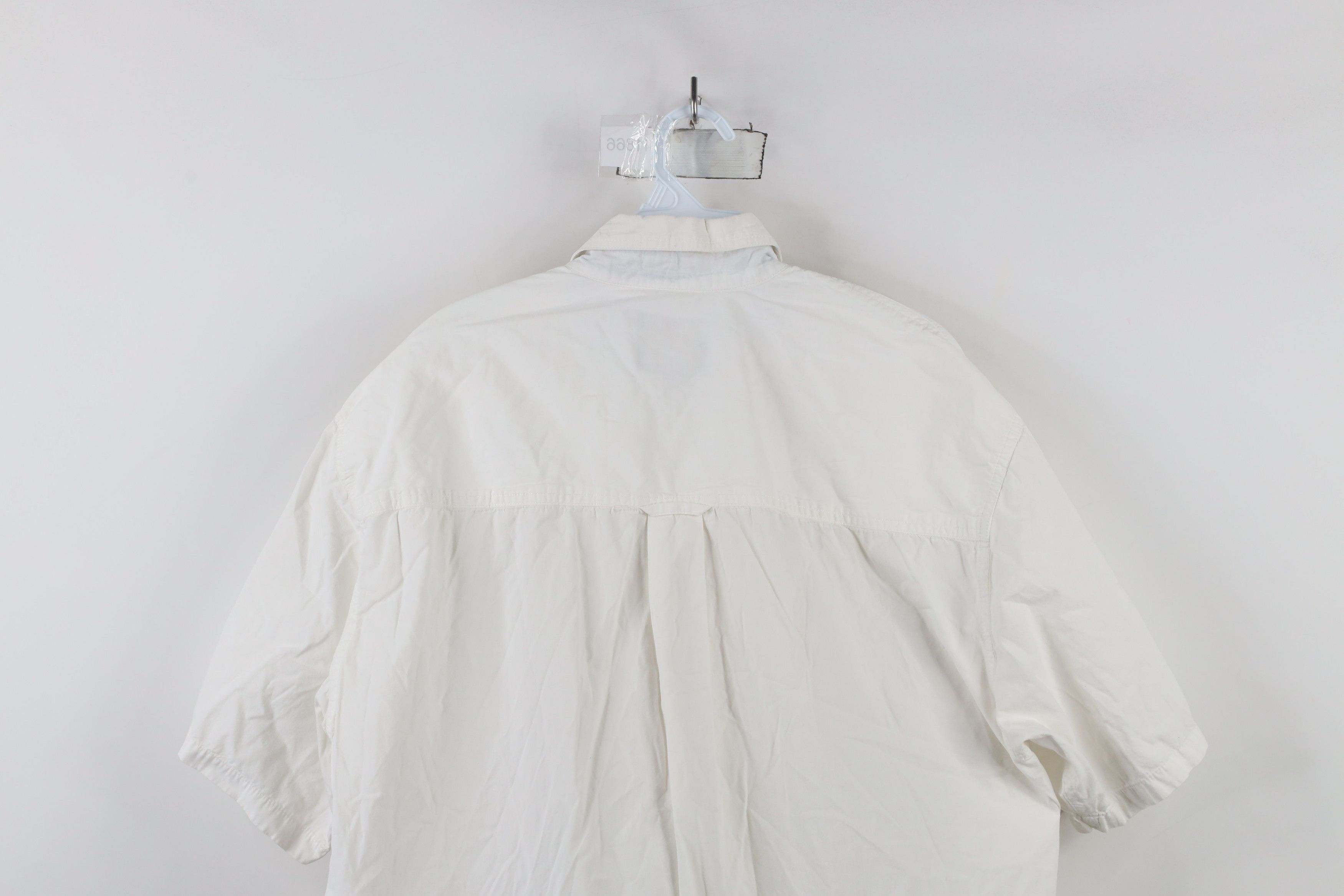 Ralph Lauren × Vintage Vintage 90s Chaps Ralph Lauren Short Sleeve Button Shirt Size US L / EU 52-54 / 3 - 13 Thumbnail